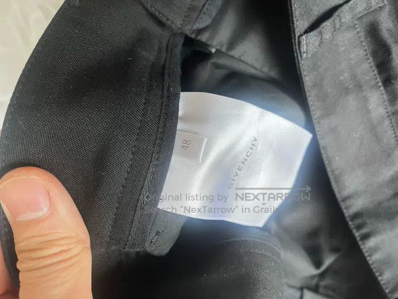 Givenchy Givenchy Oversized Black Five-Quarter Pants Size US 32 / EU 48 - 7 Thumbnail