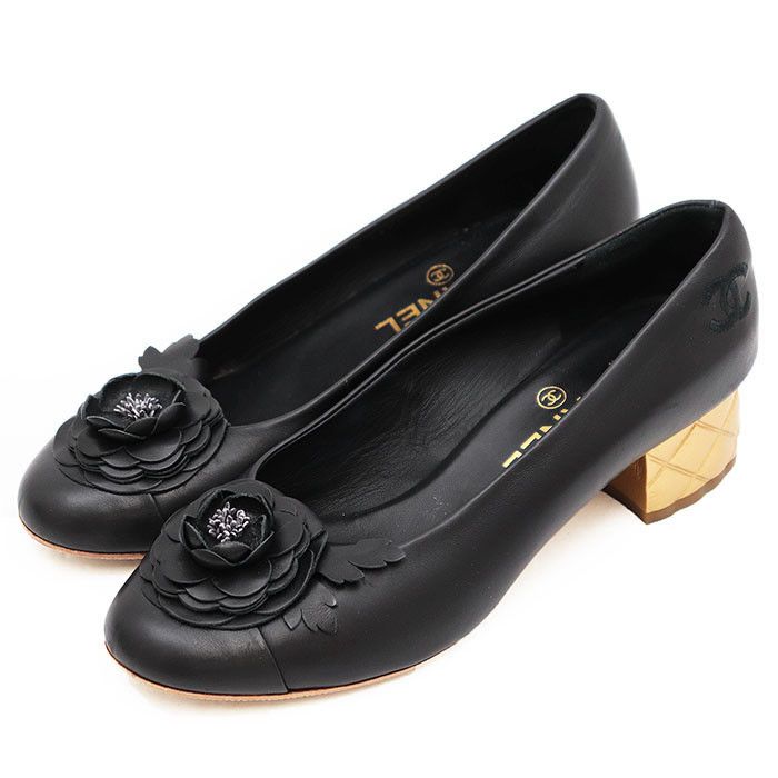 Chanel Chanel Chanel Camellia Quilted Leather Pumps Leather Shoes G30910 DUTY FREE for USA Size ONE SIZE - 1 Thumbnail