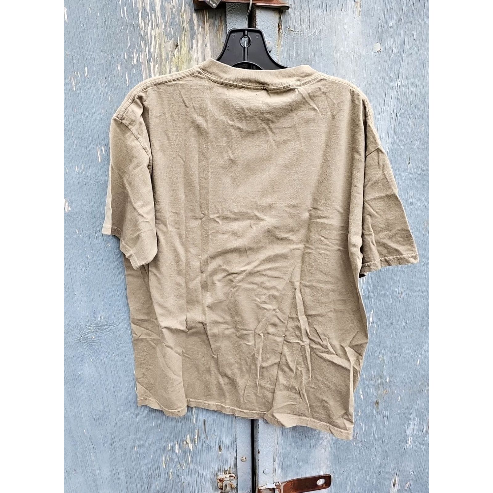 Vintage VINTAGE Serial Killer SHIRT Boy L tan Movie Goodfellas DeNiro Hoodie Short Sleeve Small pinhole Distressed 90s Mens Shirt Size US L / EU 52-54 / 3 - 4 Thumbnail