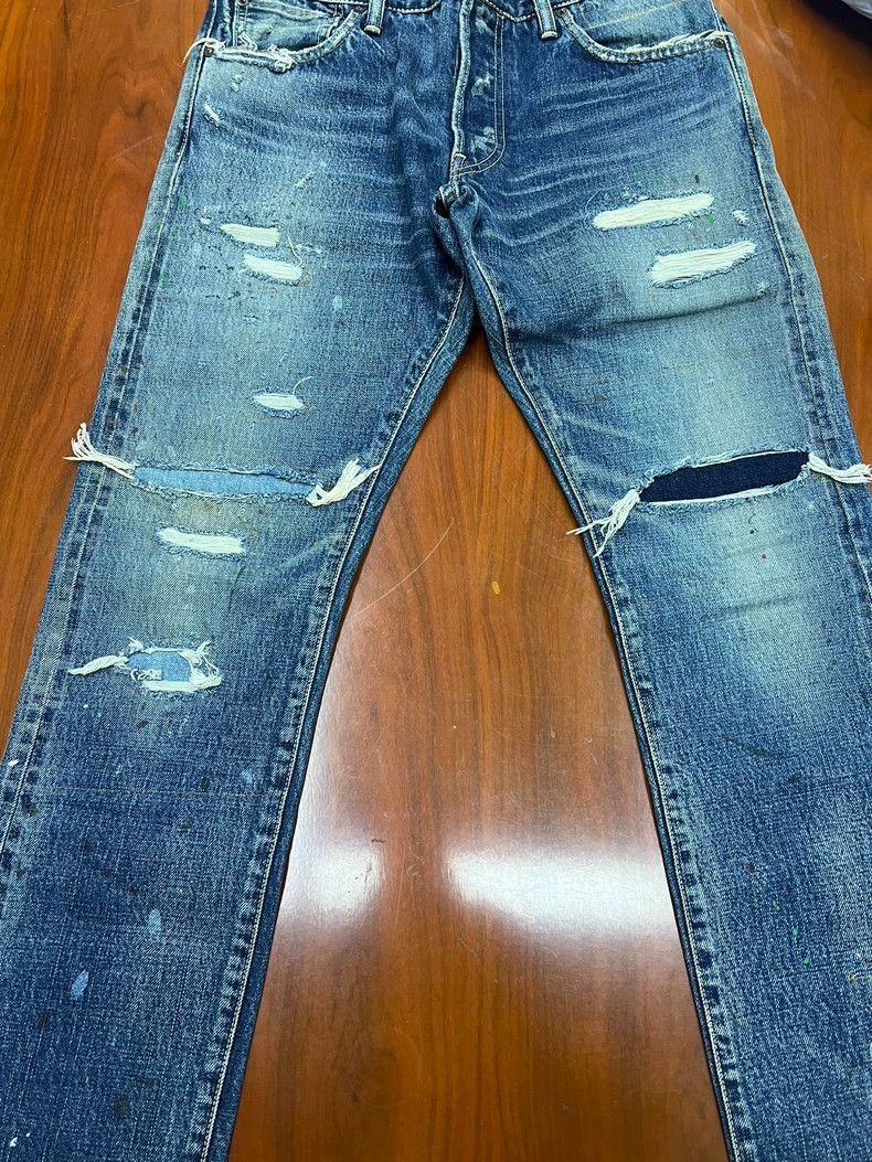 Visvim VISVIM Damaged-17 Distressed Denim Pants-2506