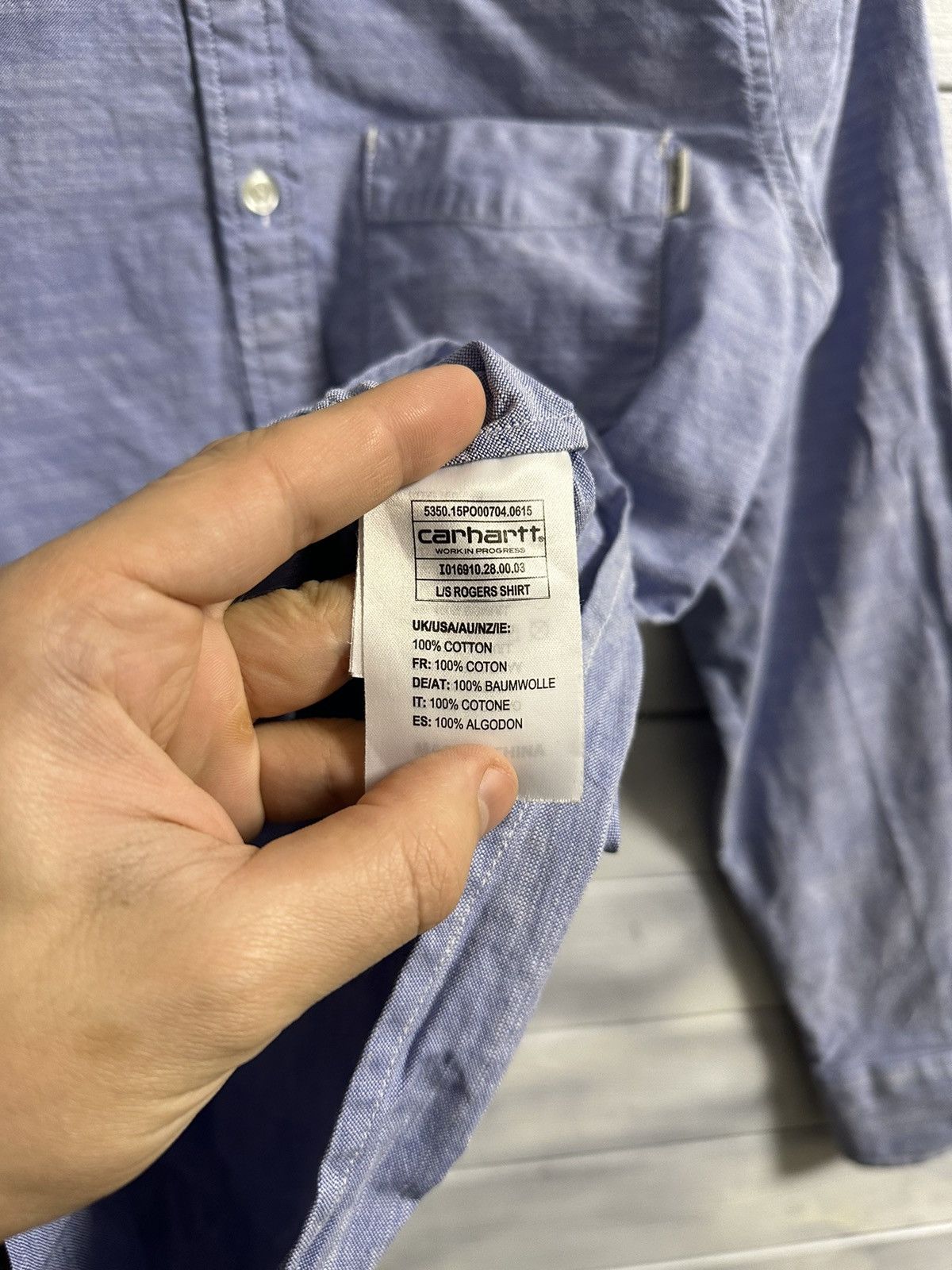 Carhartt Rare Carhartt WIP Work In Progress Rogers Shirt Size US S / EU 44-46 / 1 - 7 Thumbnail