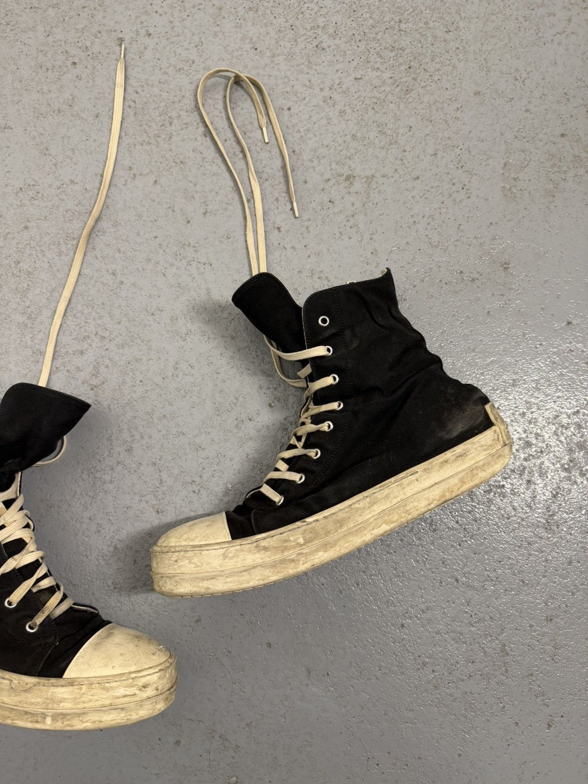 Rick Owens Drkshdw Rick Owens Drkshdw Ramones Size US 13 / EU 46 - 2 Thumbnail