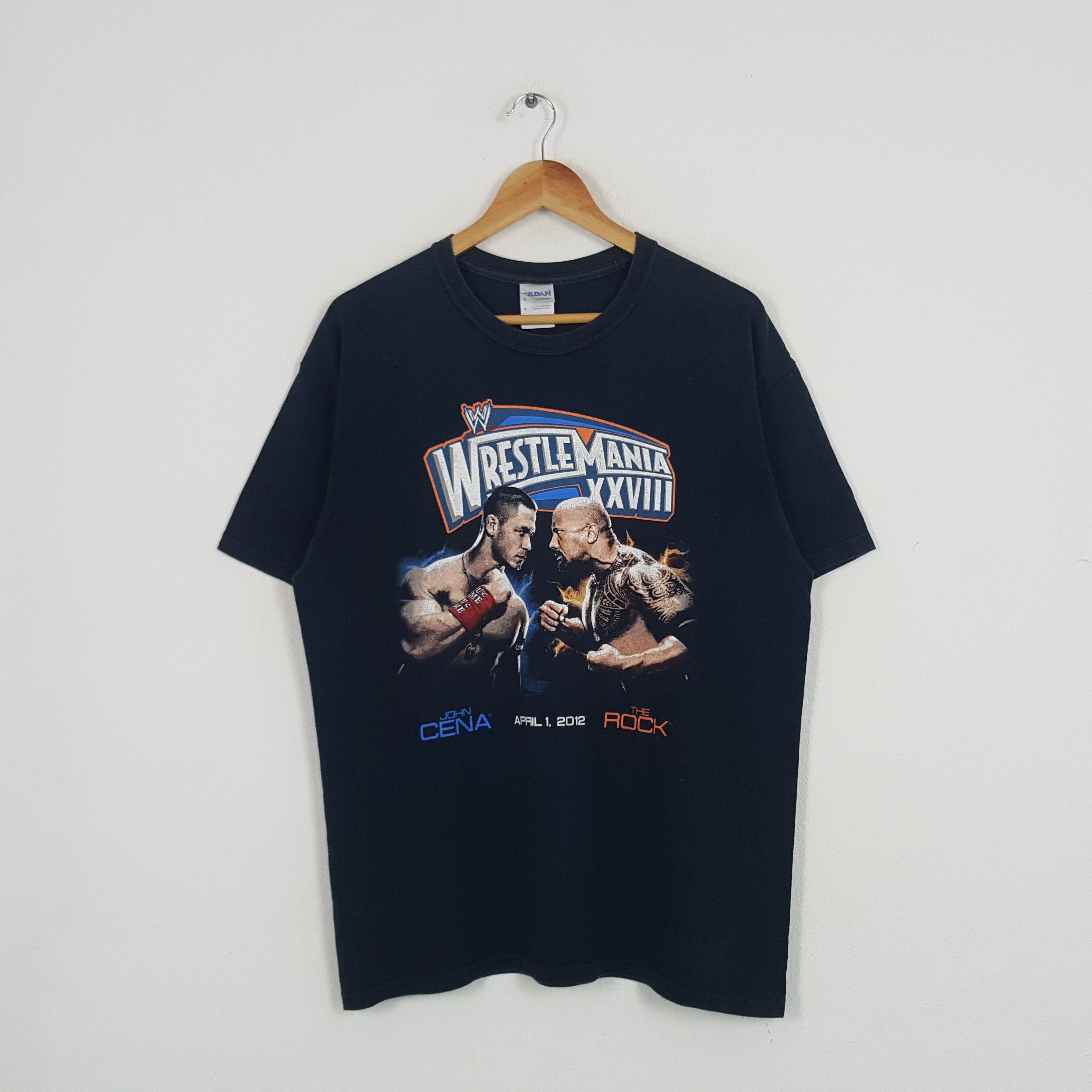 Vintage × WWE × WWF Vintage John Cena X The Rock Wrestleman XXVIII Tshirt Size US L / EU 52-54 / 3 - 1 Thumbnail
