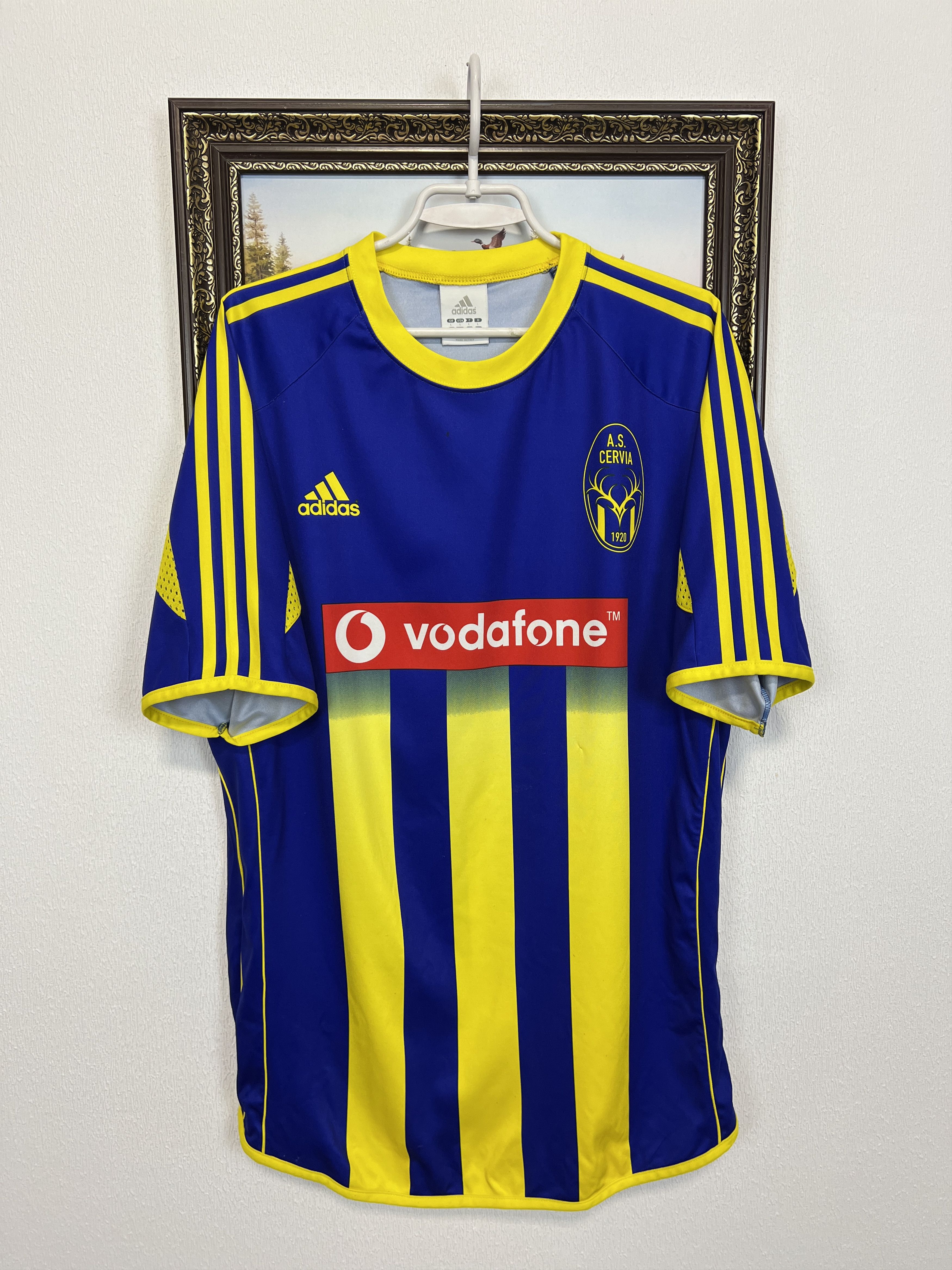 Adidas Cervia 1920 Home football shirt 2004 Soccer Maglia Jersey Size US L / EU 52-54 / 3 - 1 Thumbnail
