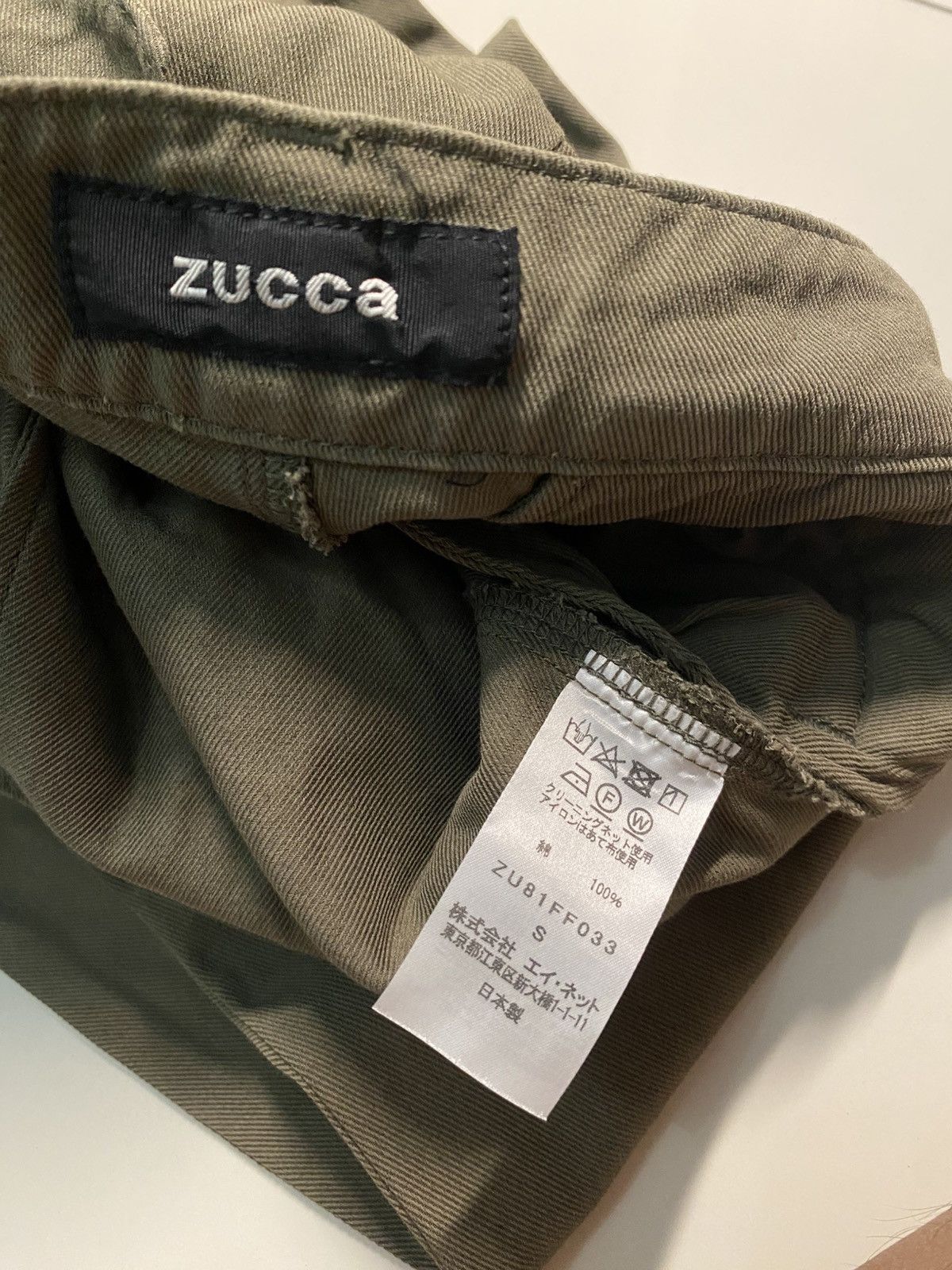 Issey Miyake RARE🔥ZUCCa Pleated Tapered Pants Olive Khaki Japan Size US 30 / EU 46 - 3 Thumbnail