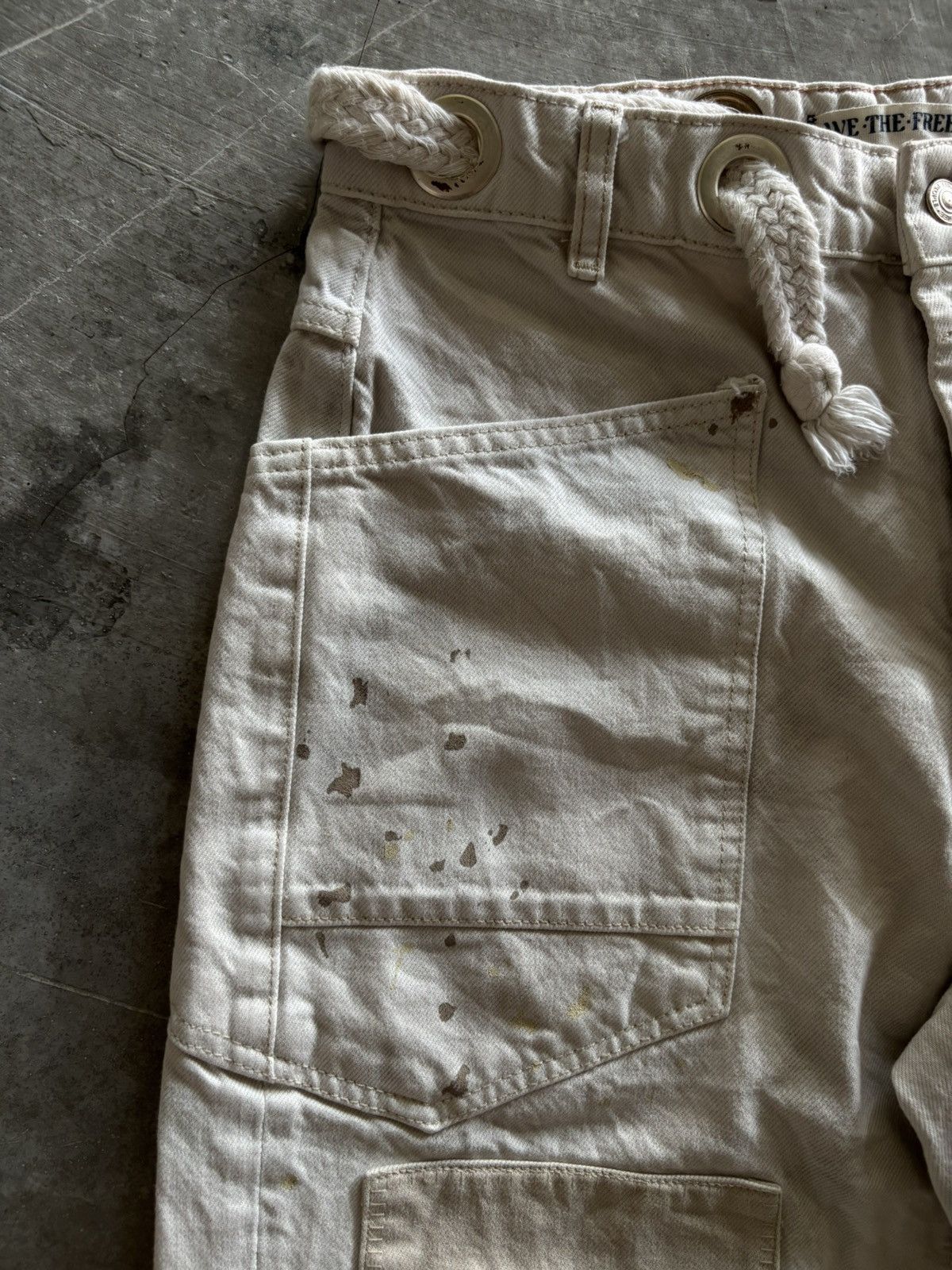 Vintage WE THE FREE wide baloon pant kapital inspired dirty splatter Size US 30 / EU 46 - 12 Thumbnail