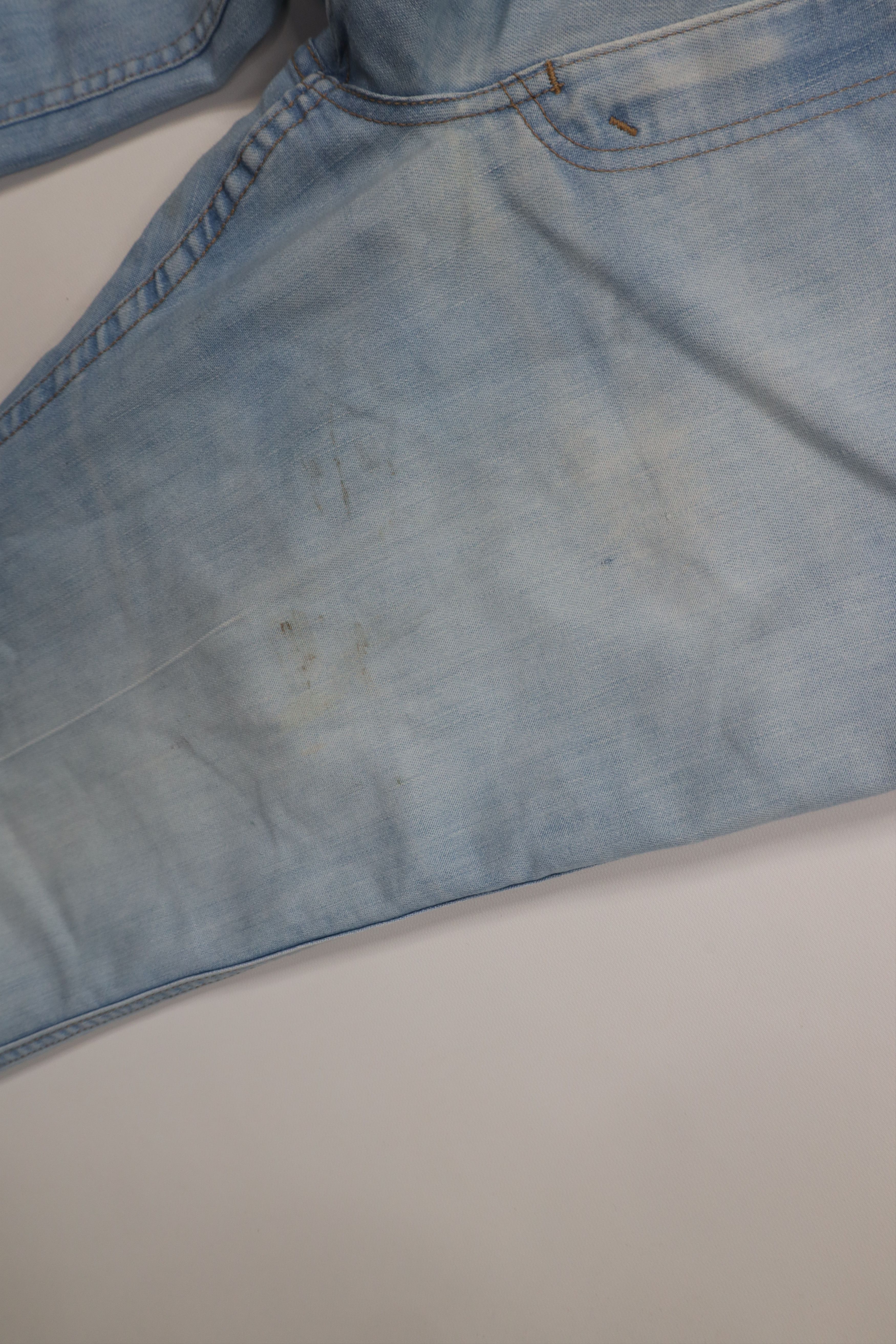 Levi's Vintage 70s Levis Orange Tab Bell Bottoms Jeans Blue USA Size US 38 / EU 54 - 7 Thumbnail