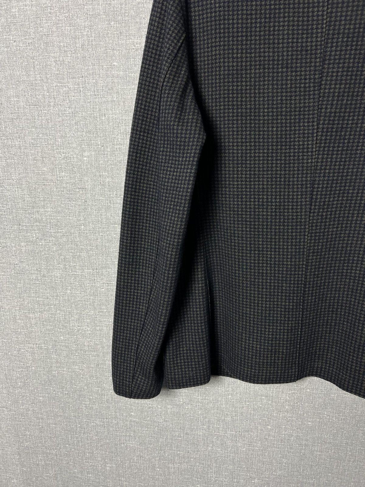 Harris Wharf London Harris Wharf London Moleskin Houndstooth Soft Blazer Jacket Size 38R - 16 Thumbnail