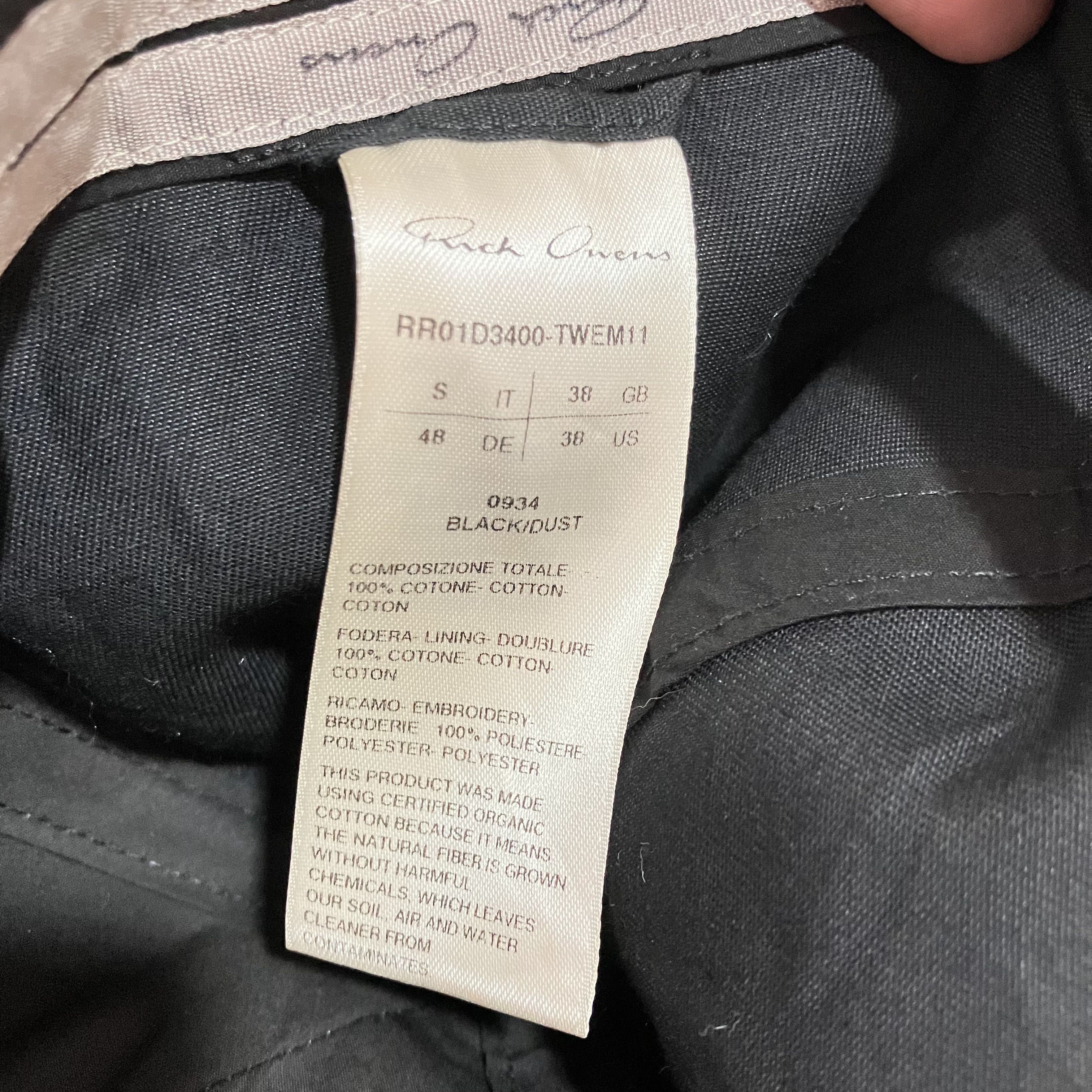 Rick Owens Rick Owens S/S 2024 'CUNT' black cotton caps Size ONE SIZE - 8 Thumbnail