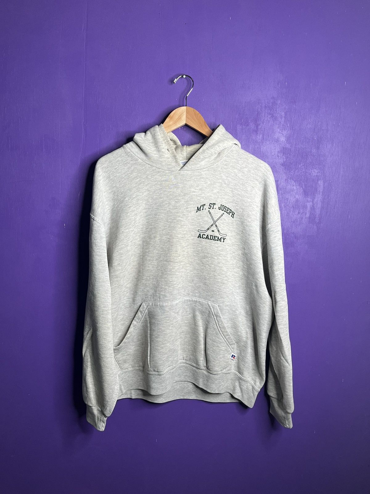 Russell Athletic × Vintage Vintage 90s Russell athletic St. Joseph’s academy hoodie Size US L / EU 52-54 / 3 - 1 Thumbnail