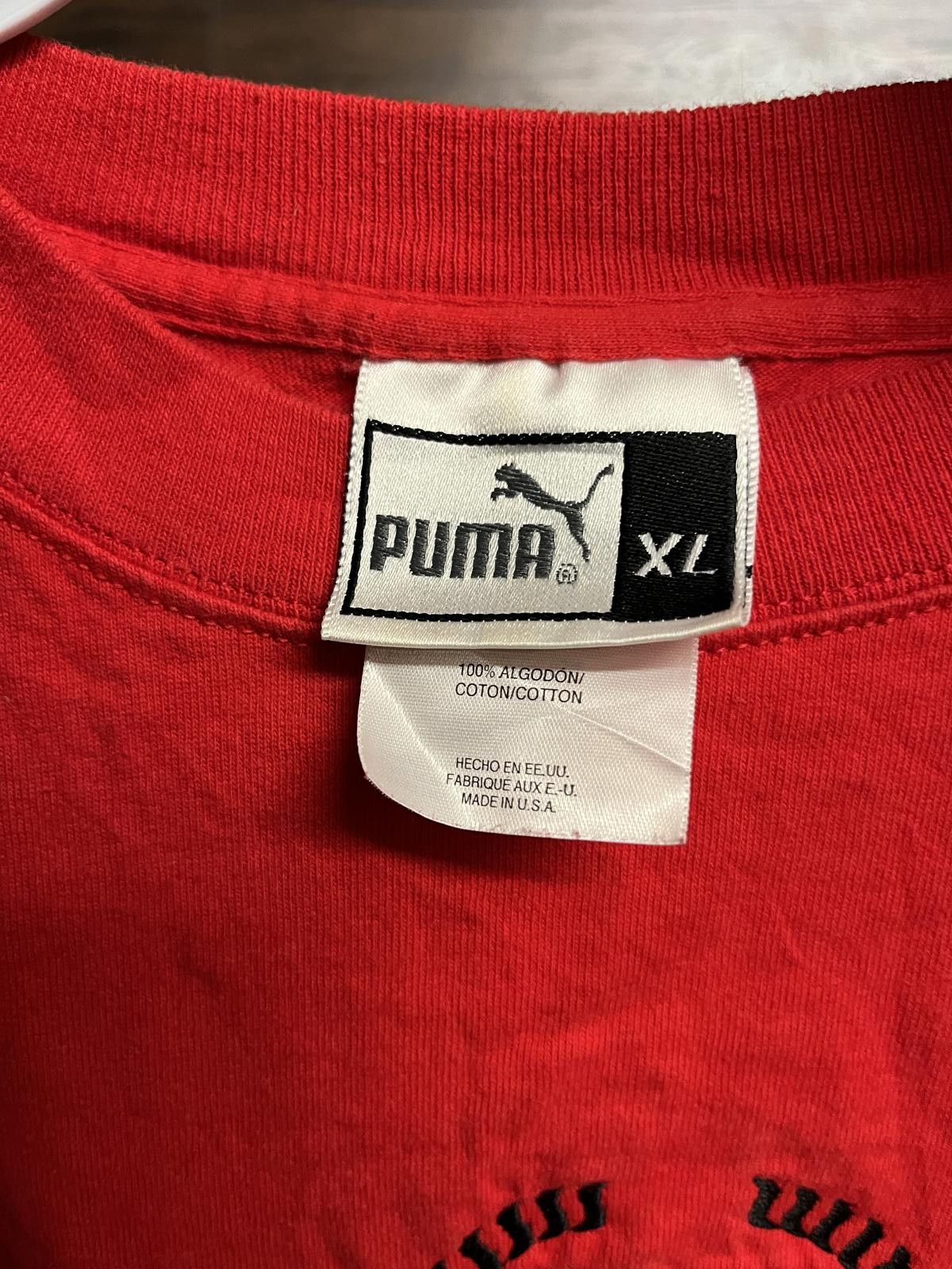 Puma VTG Puma Nebraska Cornhuskers T-shirt - Embroidered Tee - XL Size US XL / EU 56 / 4 - 2 Thumbnail