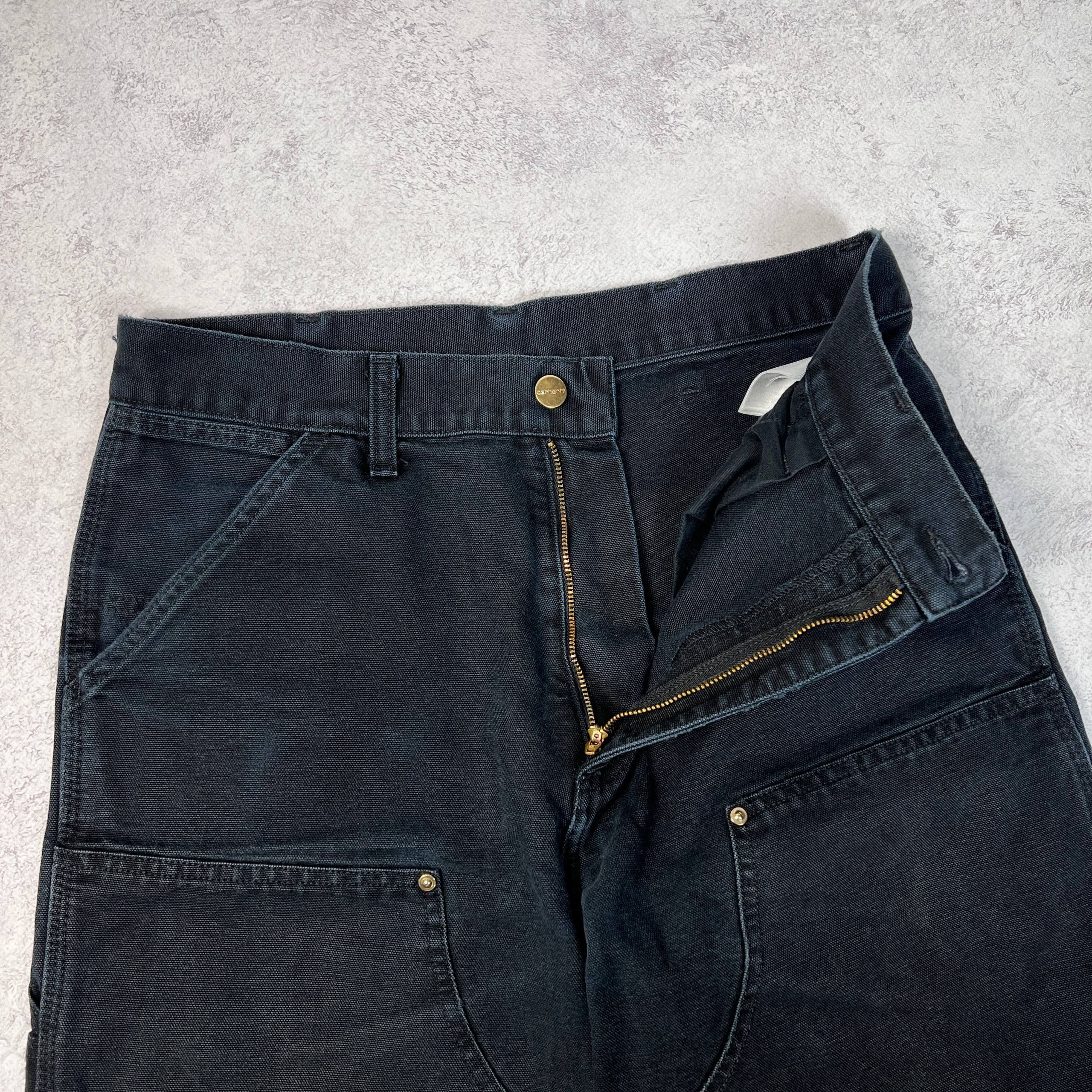Carhartt Vintage Carhartt Double Knee Work Pants Faded Streetwear Size US 31 - 6 Thumbnail
