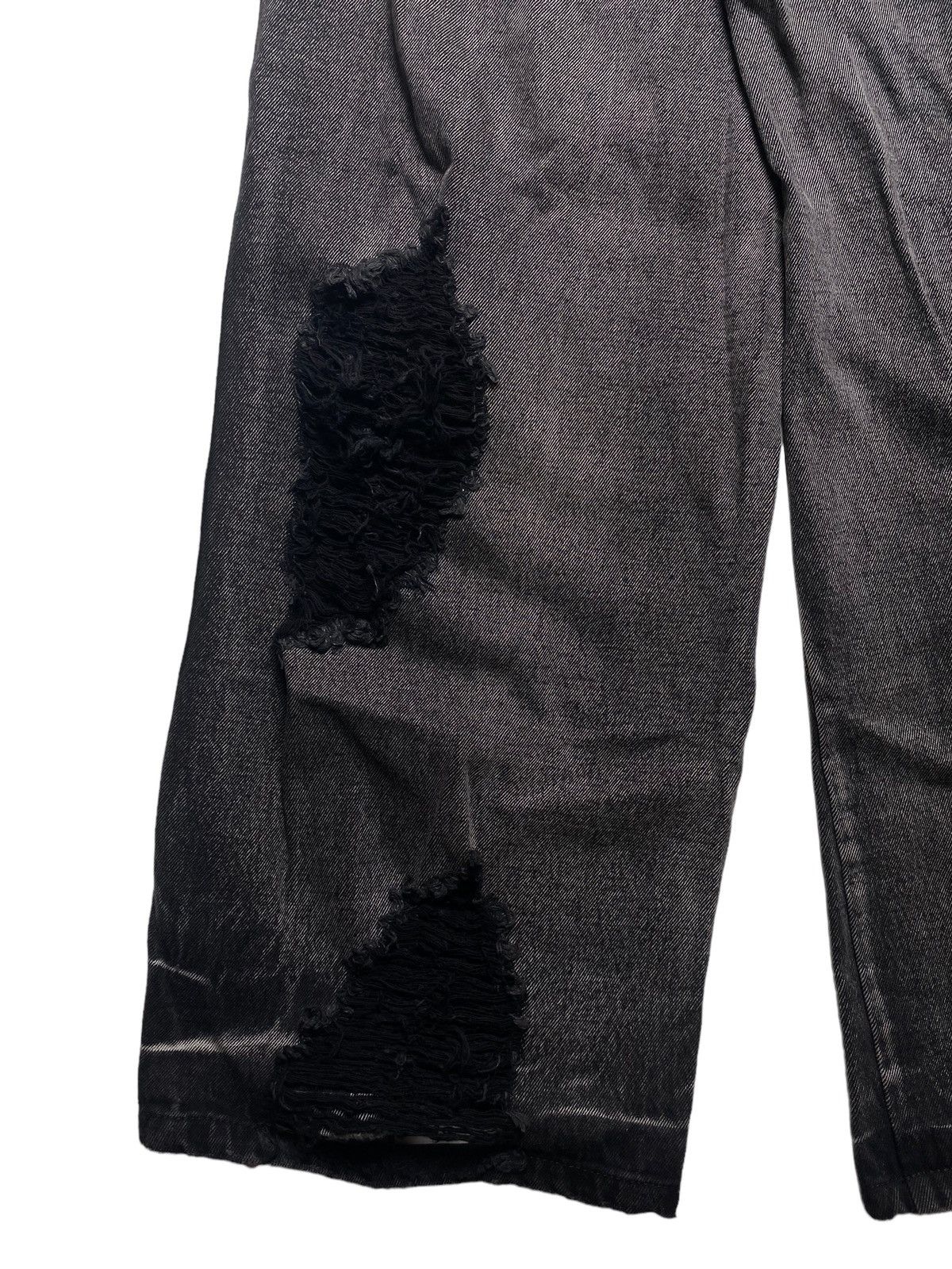 If Six Was Nine × Japanese Brand × Le Grande Bleu (L.G.B.) Kimss Studio - Slashed Double Stripe Denim Size US 29 - 9 Thumbnail