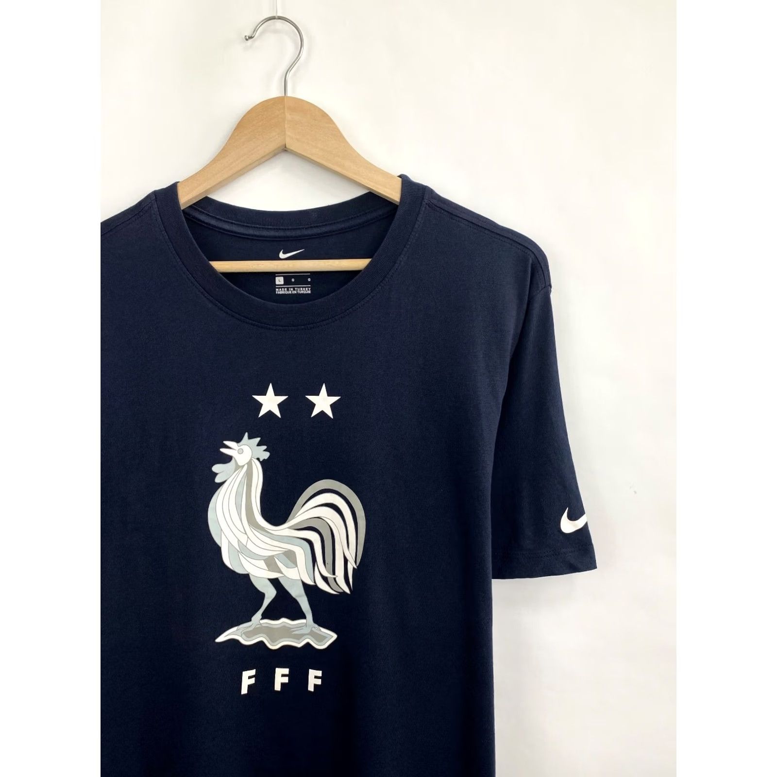 Nike Nike France Soccer T-Shirt M/L Retro Blue US? US? Size US L / EU 52-54 / 3 - 3 Thumbnail