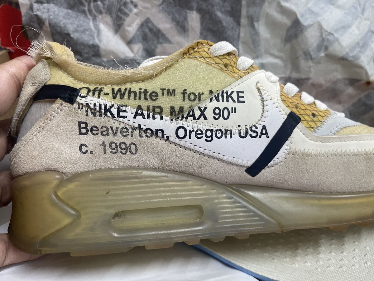 Nike × Off-White The 10 Nike Air Max 90 Off White Size US 10.5 / EU 43-44 - 20 Thumbnail