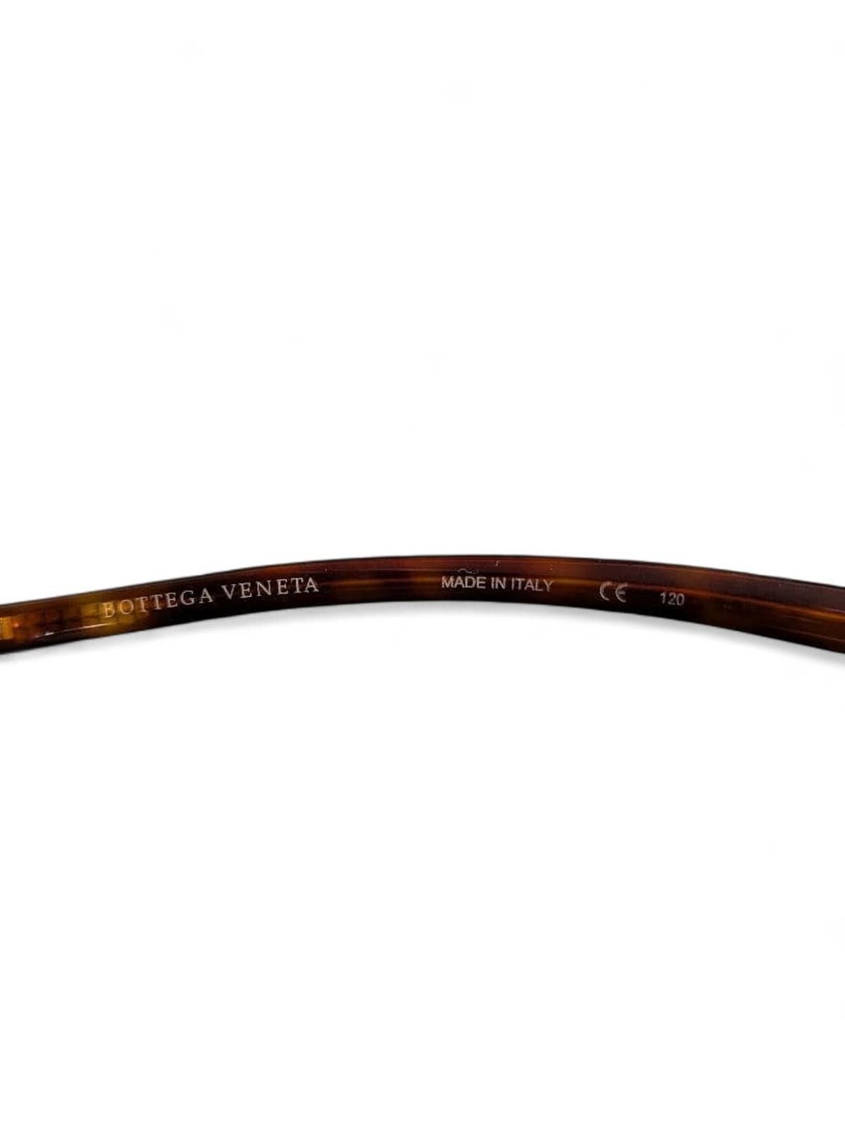 Bottega Veneta Bottega Veneta- Sunglasses Tortoiseshell Dark Frame Size ONE SIZE - 4 Thumbnail