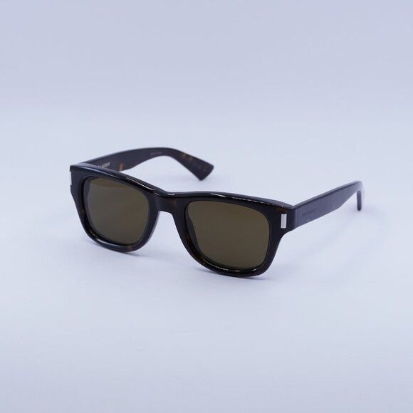 Saint Laurent Paris 🕶️ New Saint Laurent SL801 002 Sunglasses - Dark Havana Size ONE SIZE - 3 Thumbnail