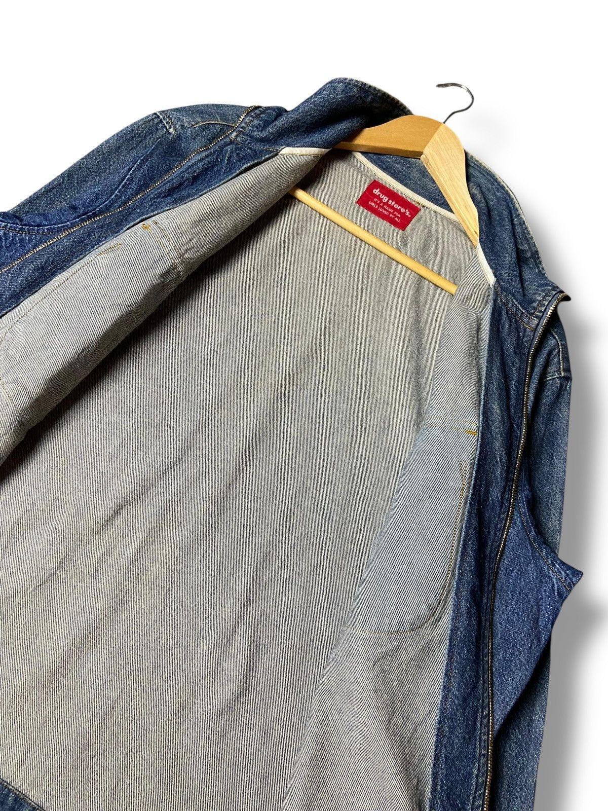 Japanese Brand Drug Store Japanese Brand Denim Jeans Jacket (161) Size US M / EU 48-50 / 2 - 6 Thumbnail