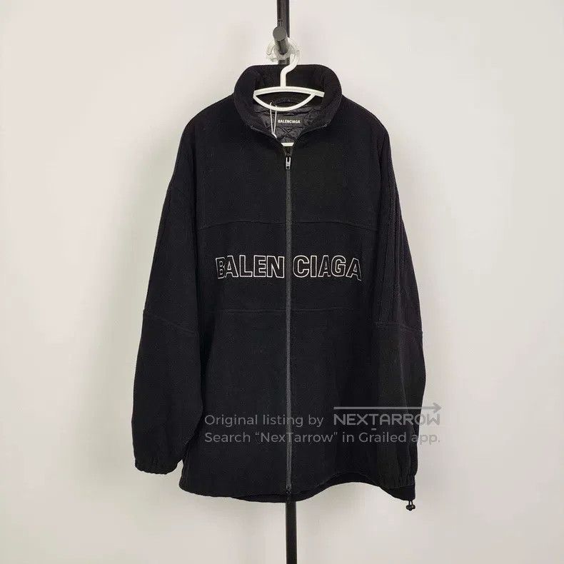 Balenciaga Balenciaga Wool Cotton Jacket Black Size US S / EU 44-46 / 1 - 1 Thumbnail