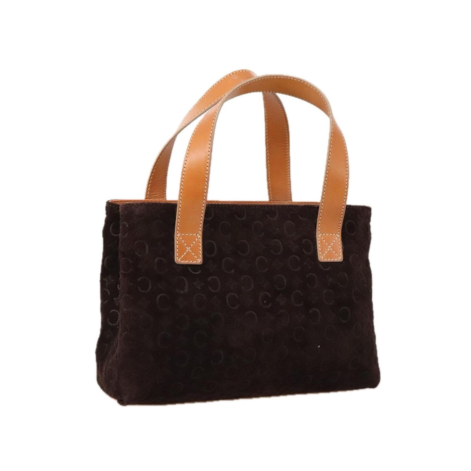 Celine C Logo Suede Tote Model Suede C Logo