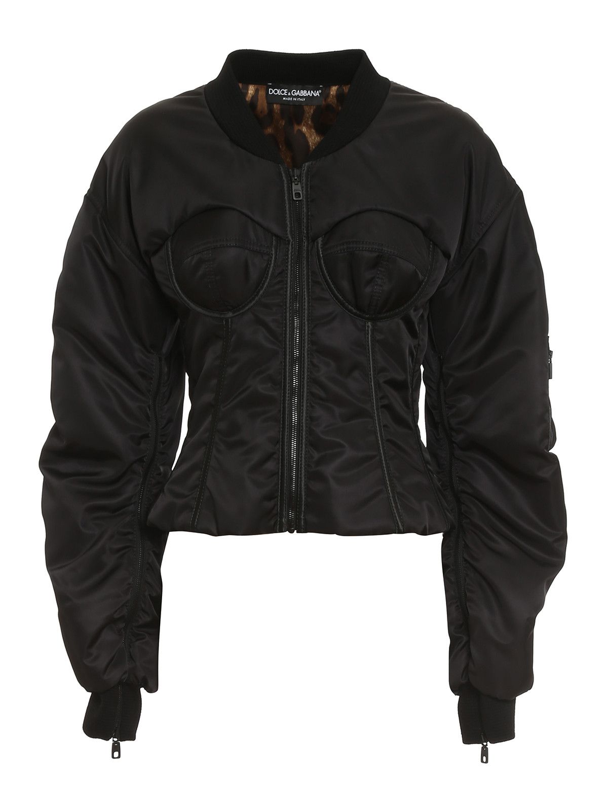 Dolce & Gabbana o1y0825 Bomber Jacket in Black Size S / US 4 / IT 40 - 1 Thumbnail