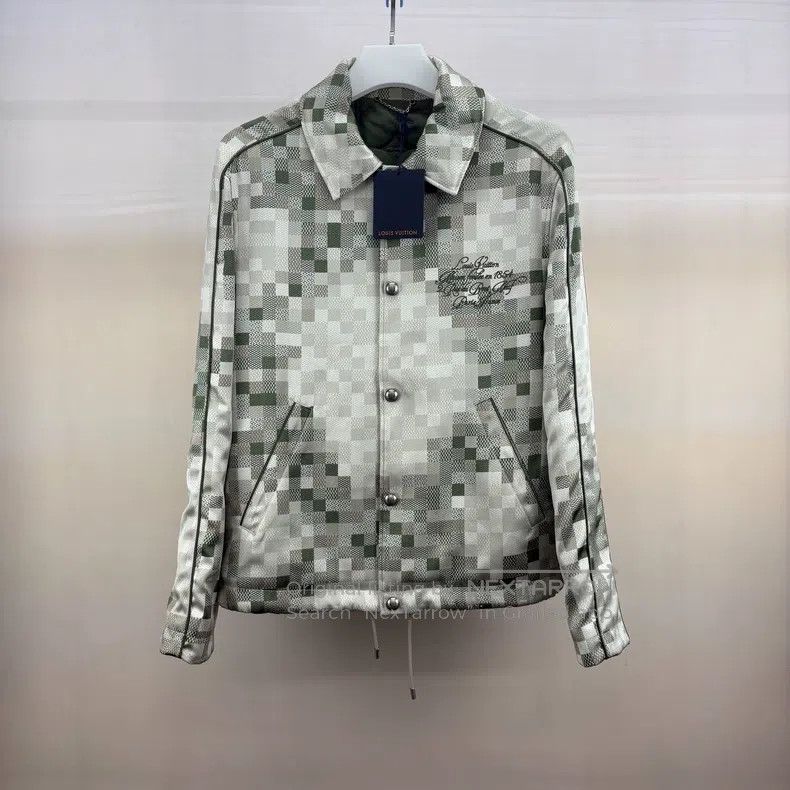 Louis Vuitton Louis Vuitton SS25 Mosaic checkerboard embroidered logo ja Size US S / EU 44-46 / 1 - 1 Thumbnail