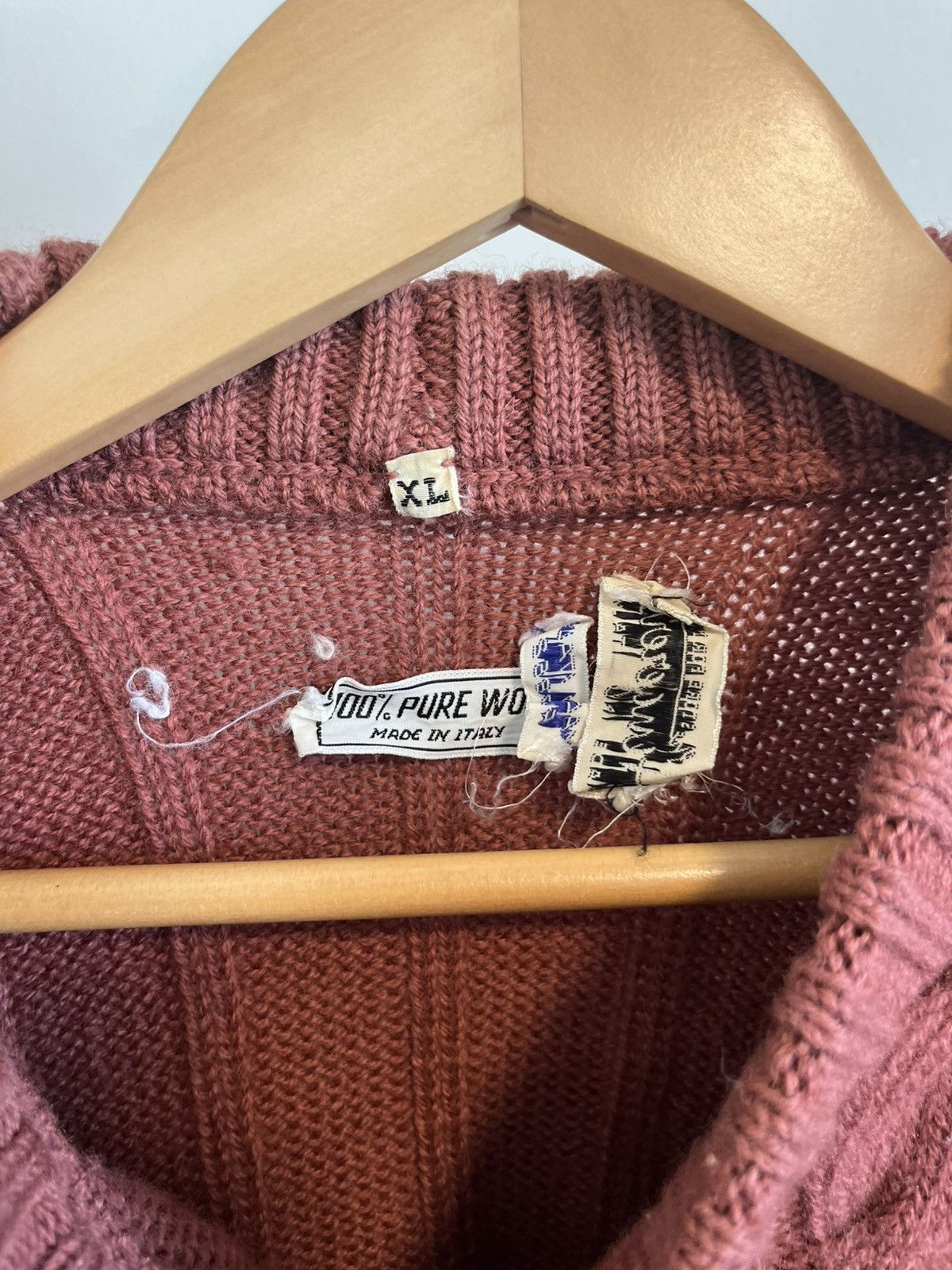 Vintage 100% Wool Sweater Size US M / EU 48-50 / 2 - 5 Thumbnail