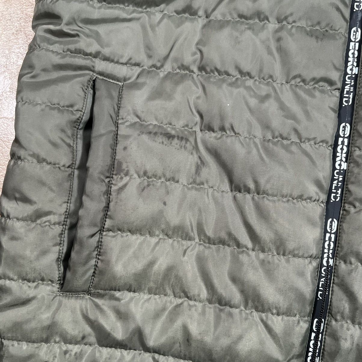 Ecko Unltd. × Marc Ecko Y2k Ecko Unltd Olive Green Hooded Puffer Vest Size Medium Size US M / EU 48-50 / 2 - 5 Thumbnail
