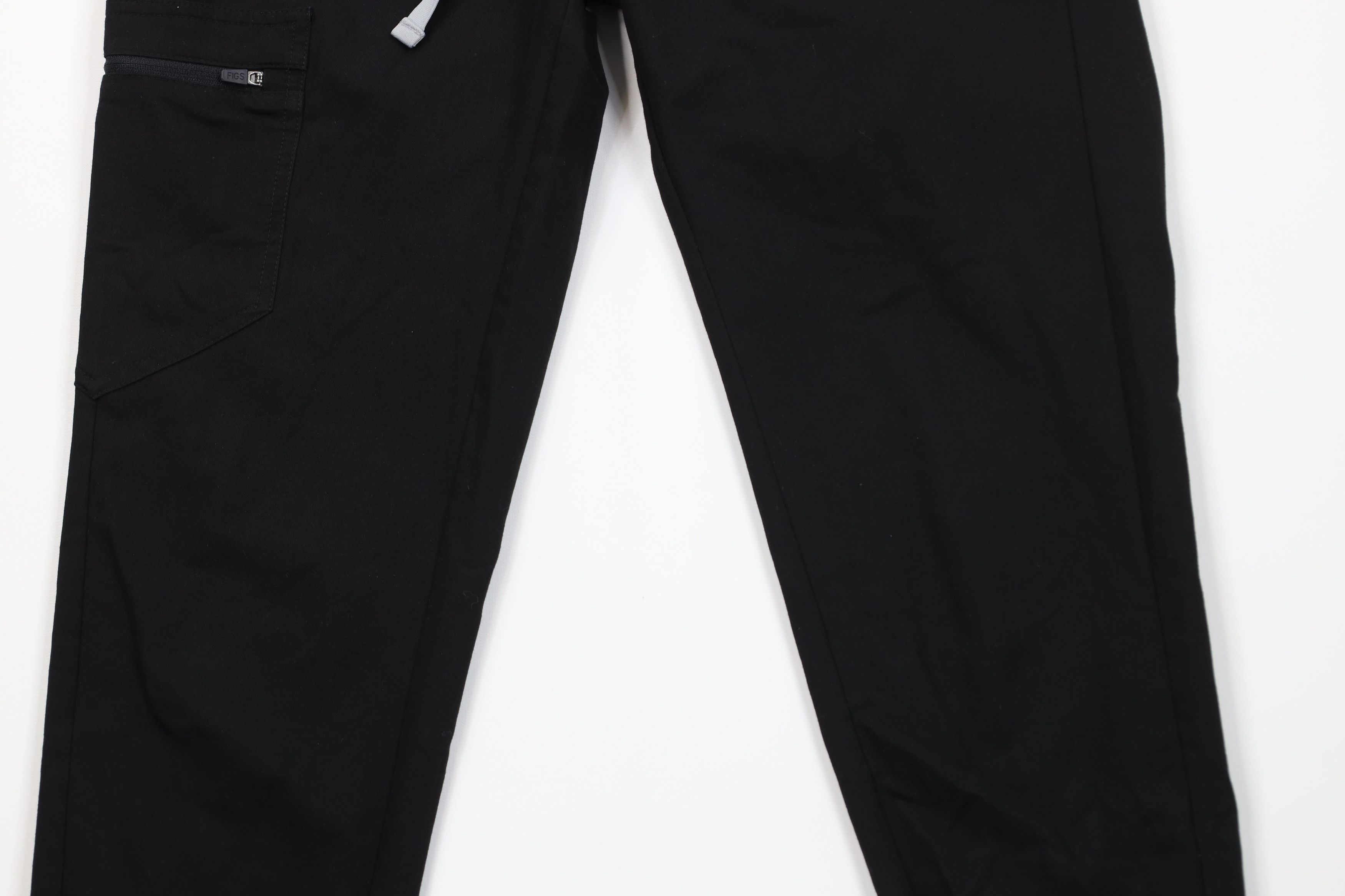 Vintage FIGS Collection Cuffed Nursing Scrubs Joggers Pants Black Size 26" / US 2 / IT 38 - 3 Thumbnail