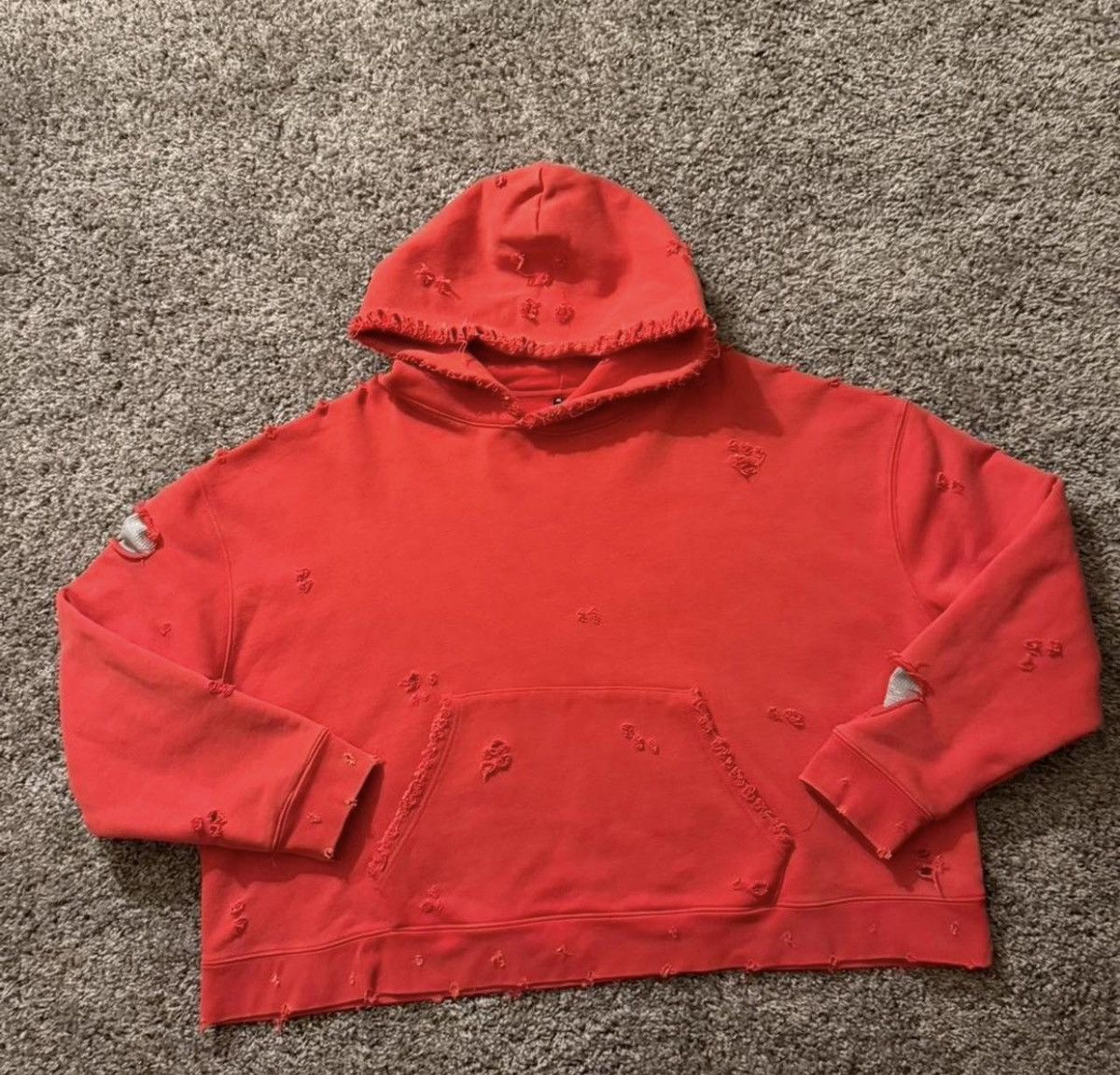 The gv gallery red dumpster hoodie