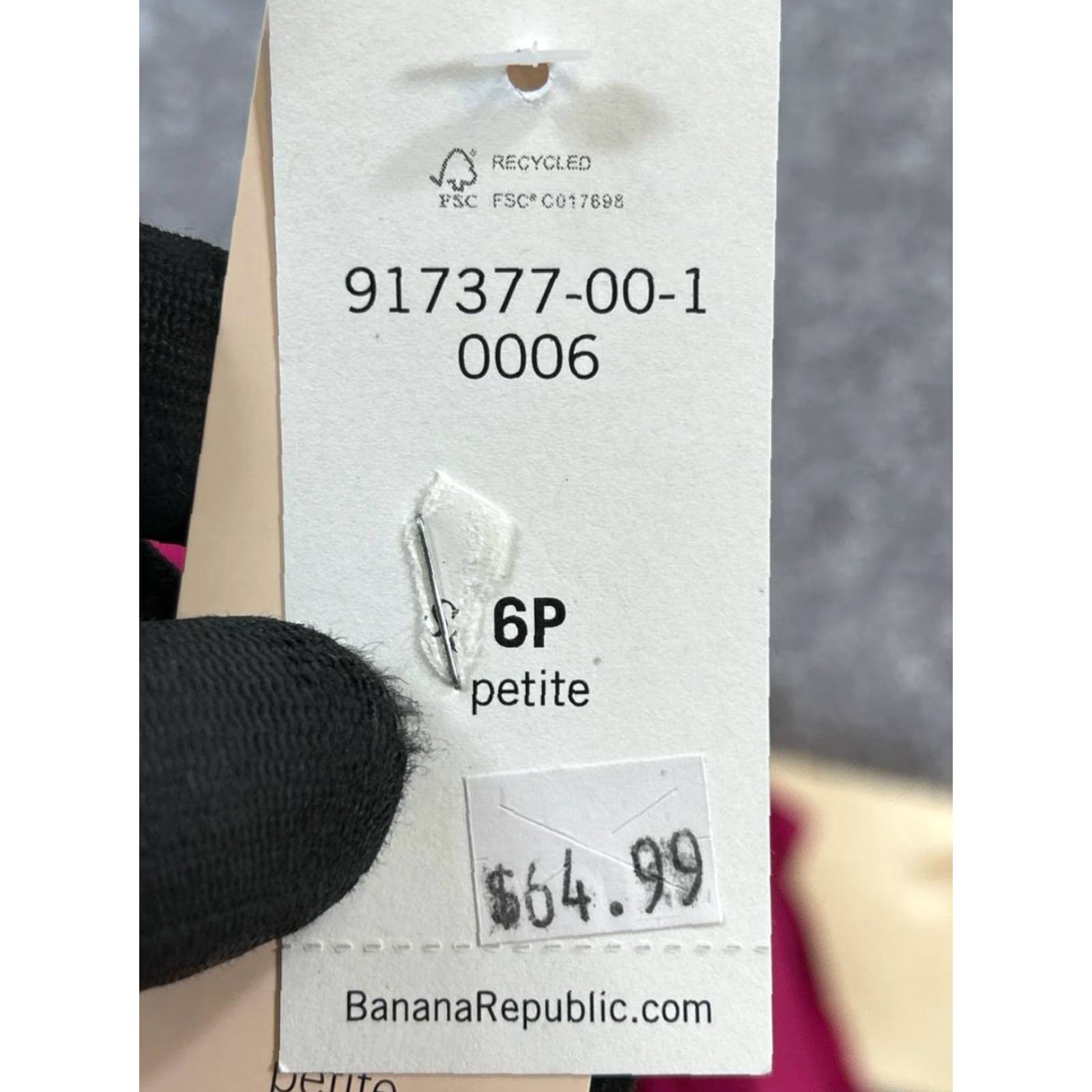 Banana Republic Banana Republic Dress Womens 6 Petite Pink Halter Blouson New Size M / US 6-8 / IT 42-44 - 4 Thumbnail