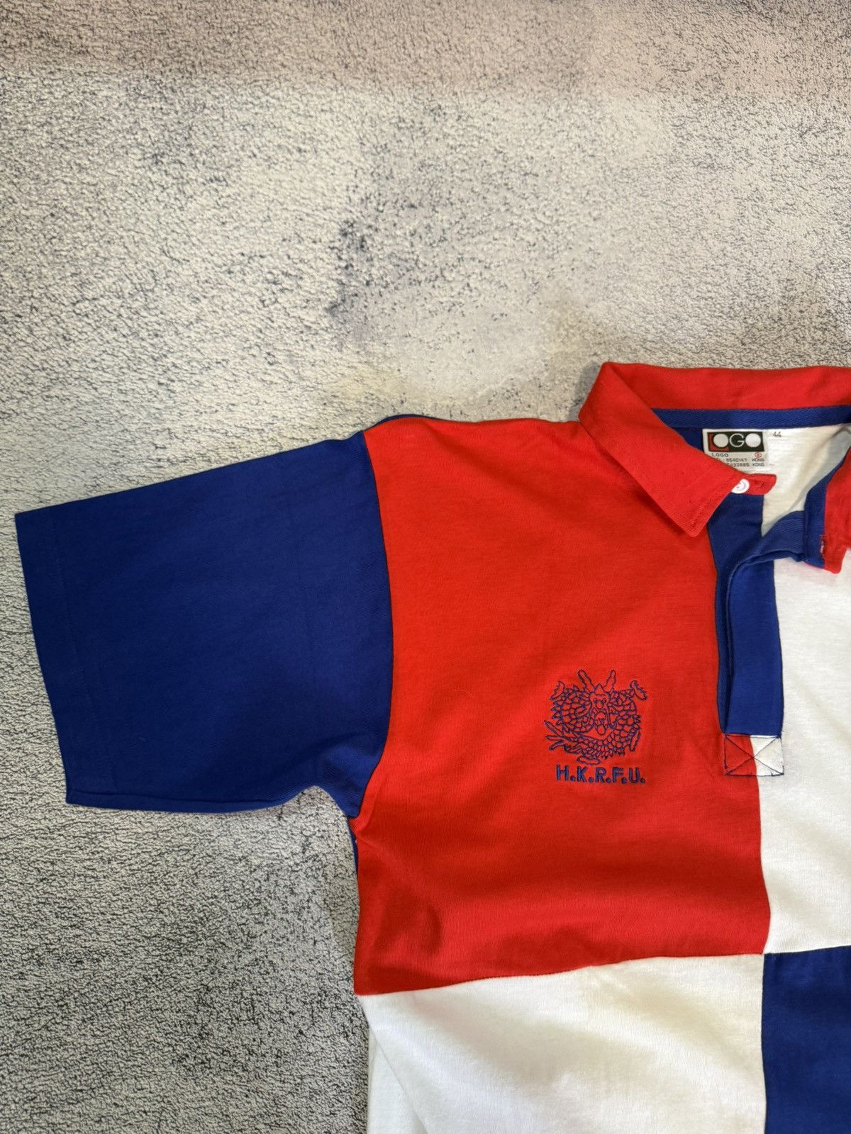 Vintage Vintage Hong Kong Rugby Sevens 1991 Jersey Polo HKRFU Shirt Size US L / EU 52-54 / 3 - 5 Thumbnail