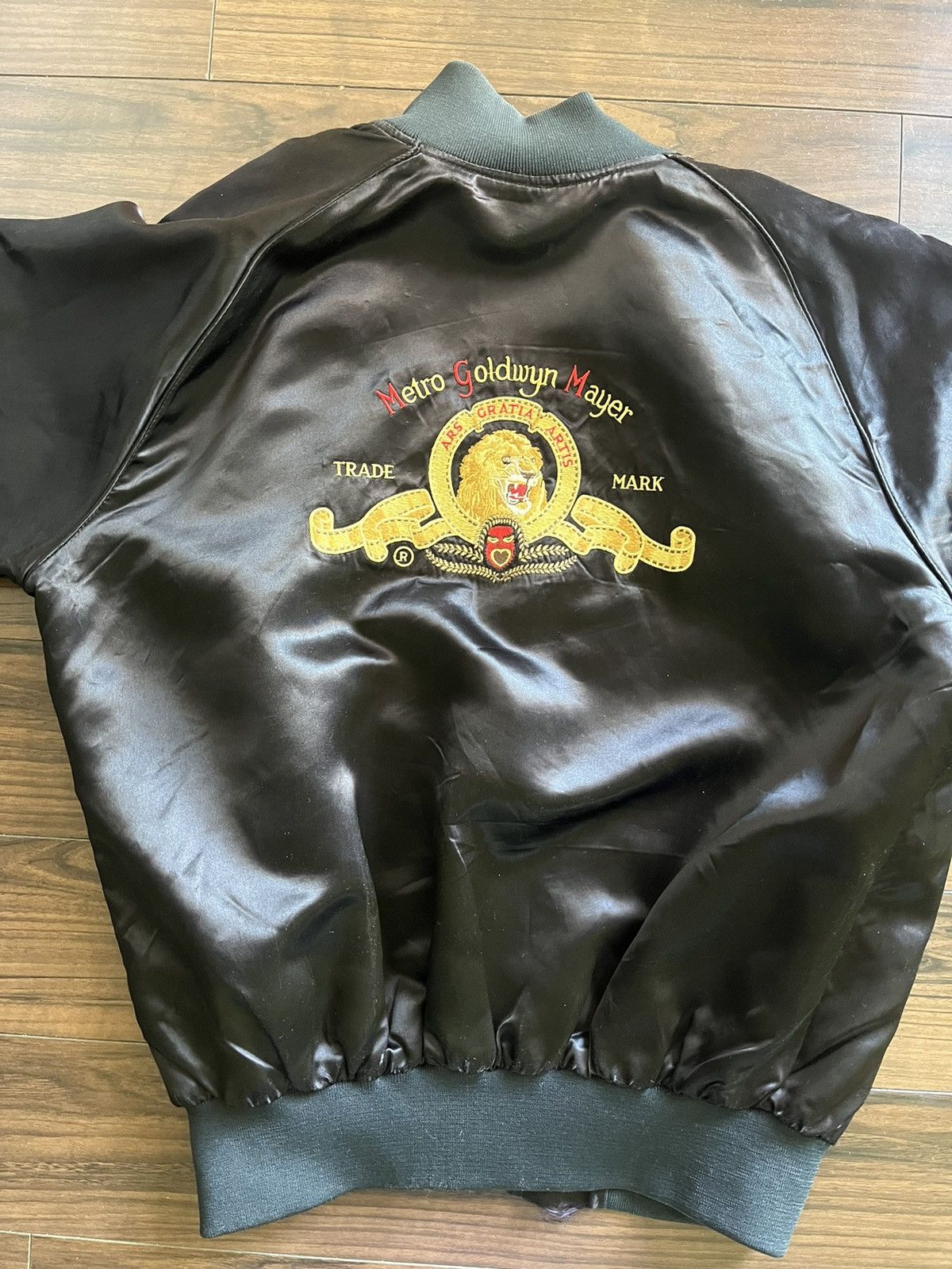 Metro Goldwyn Mayer MGM Studios vintage bomber jacket