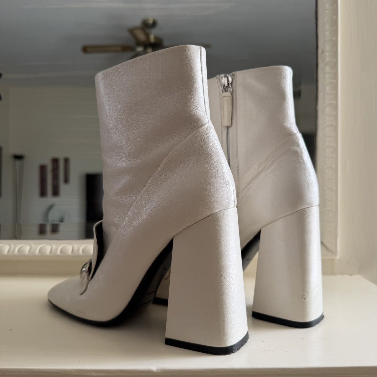Burberry Burberry Leather Ankle Boots Size US 7.5 / IT 37.5 - 4 Thumbnail