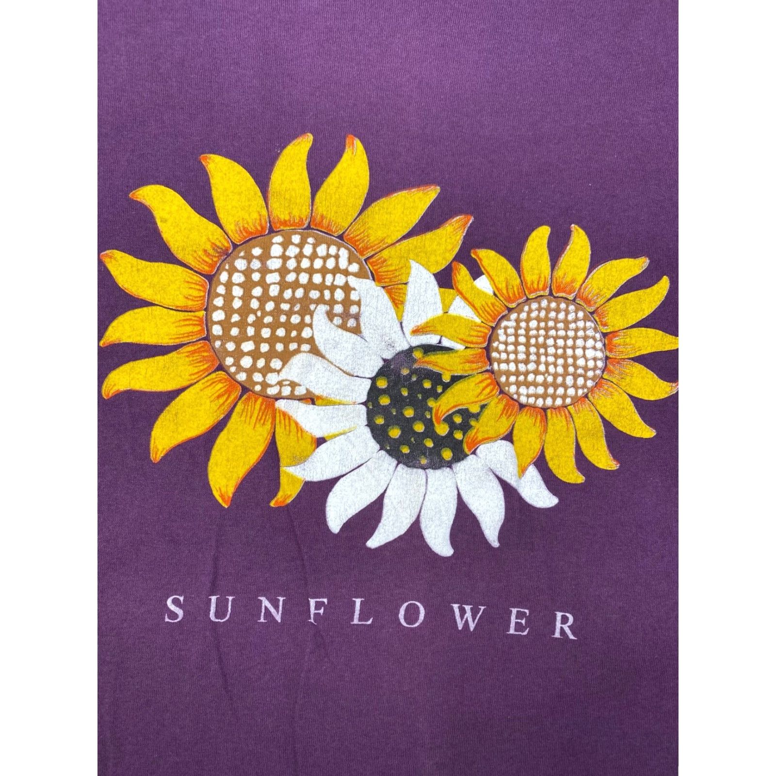 Salem Sportswear VINTAGE Salem Sportswear T-Shirt Purple Floral Short Sleeve M Women Size M / US 6-8 / IT 42-44 - 2 Thumbnail