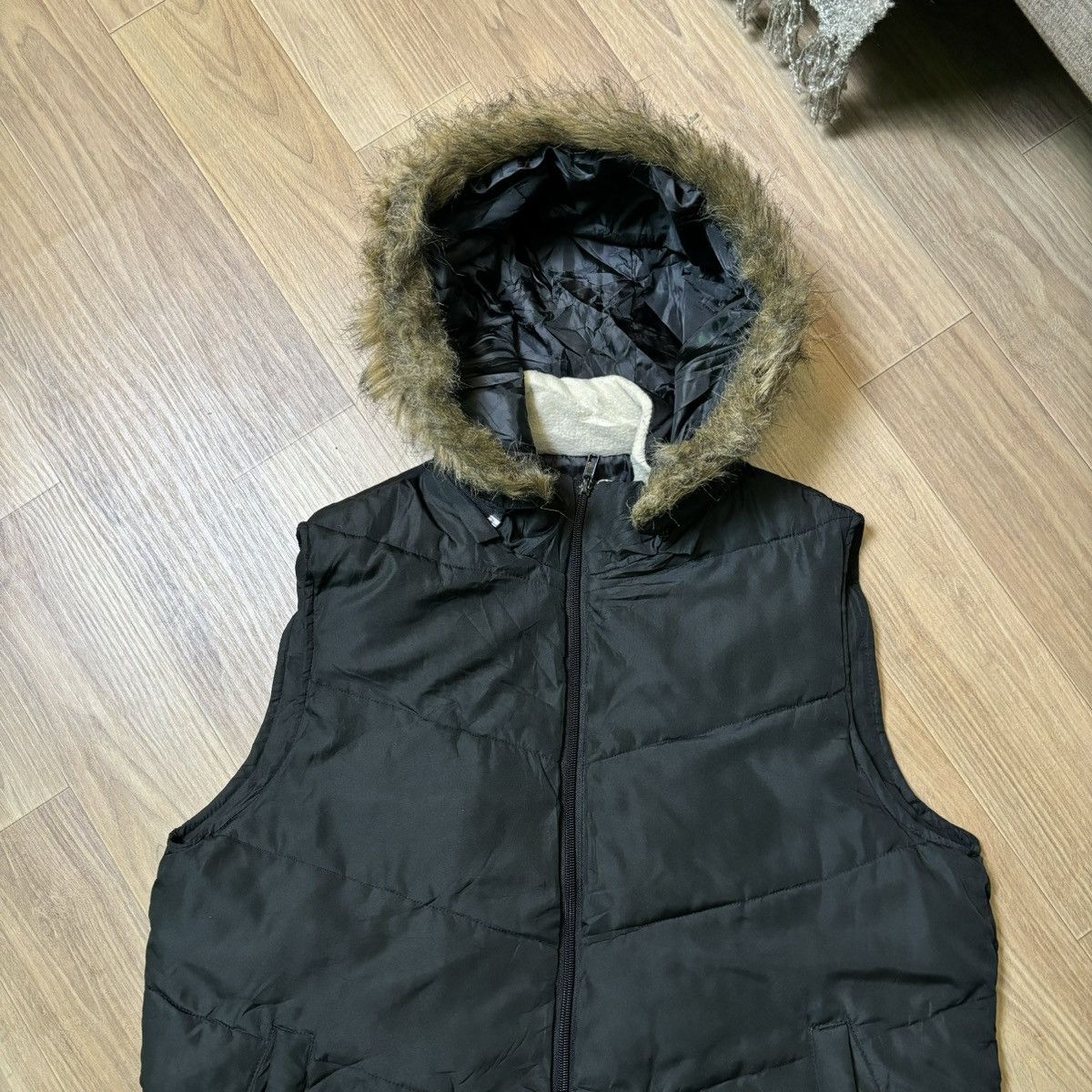 Hysteric Glamour × If Six Was Nine × Le Grande Bleu (L.G.B.) Stage Fur vest down puffer IfSixWasNine LGB Style Size US L / EU 52-54 / 3 - 4 Thumbnail