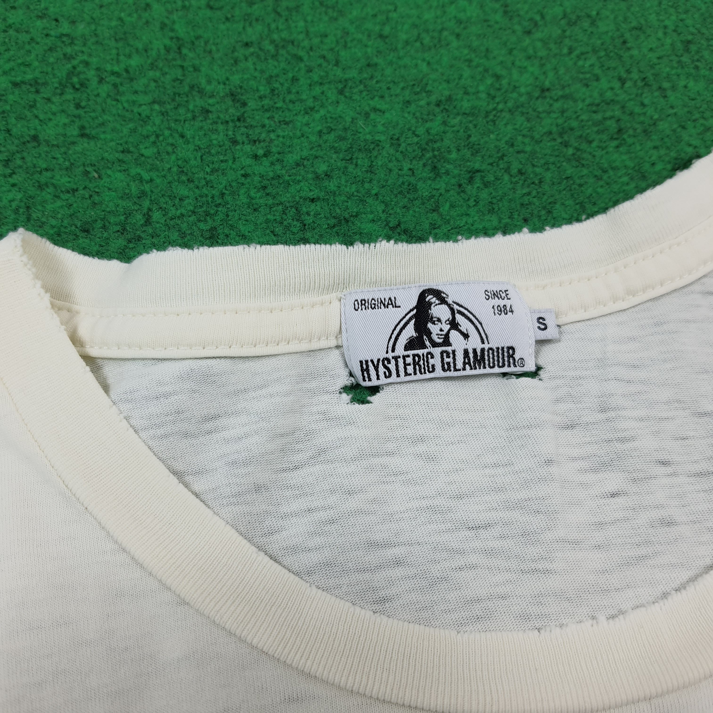 Hysteric Glamour Vintage Hysteric Glamour Japan Pocket Tee C301N48 Size US S / EU 44-46 / 1 - 6 Thumbnail