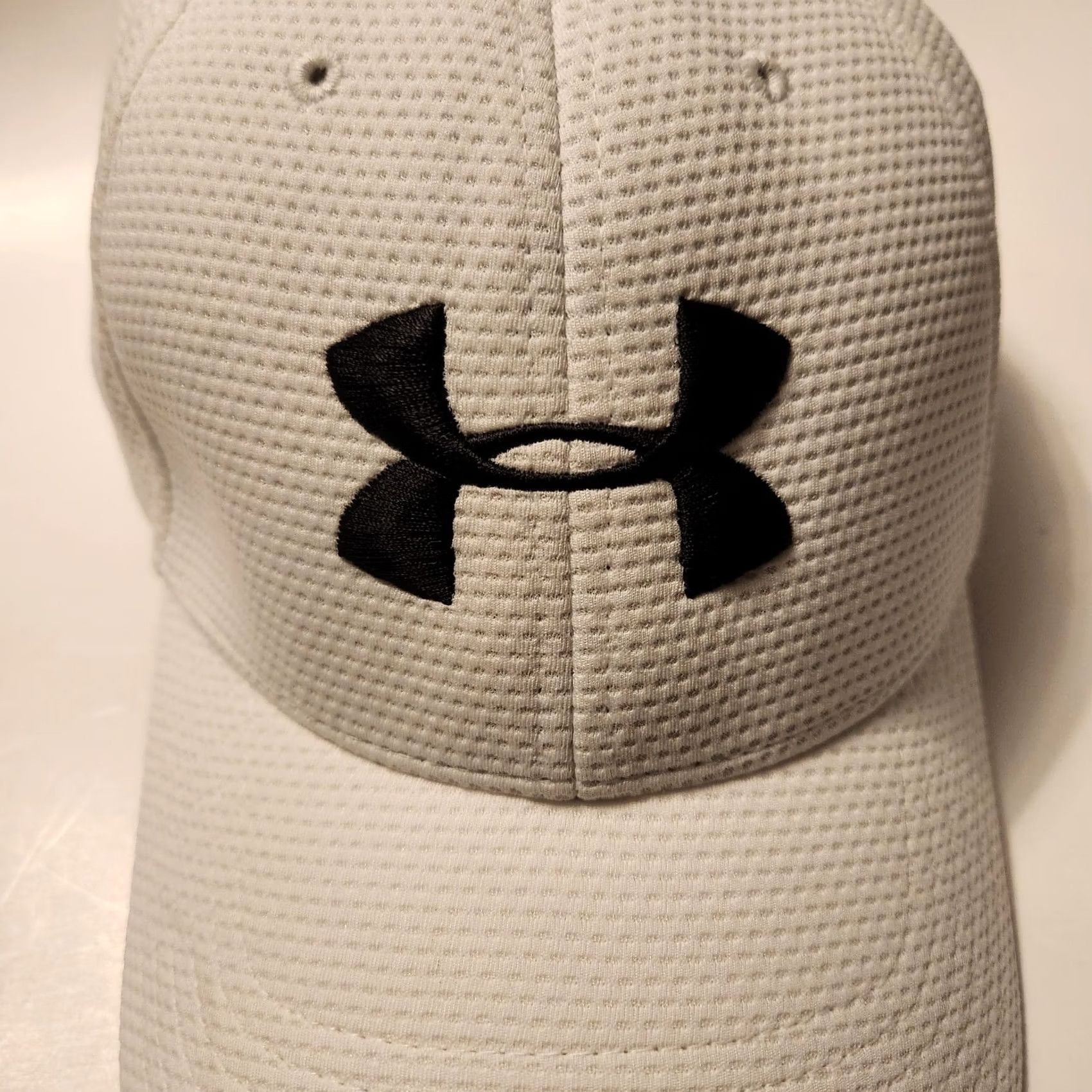 Under Armour Under Armour Hat Cap Flex Fit White Large XL Fitted Embroidered Performance Mens Golf Hat Size ONE SIZE - 2 Thumbnail