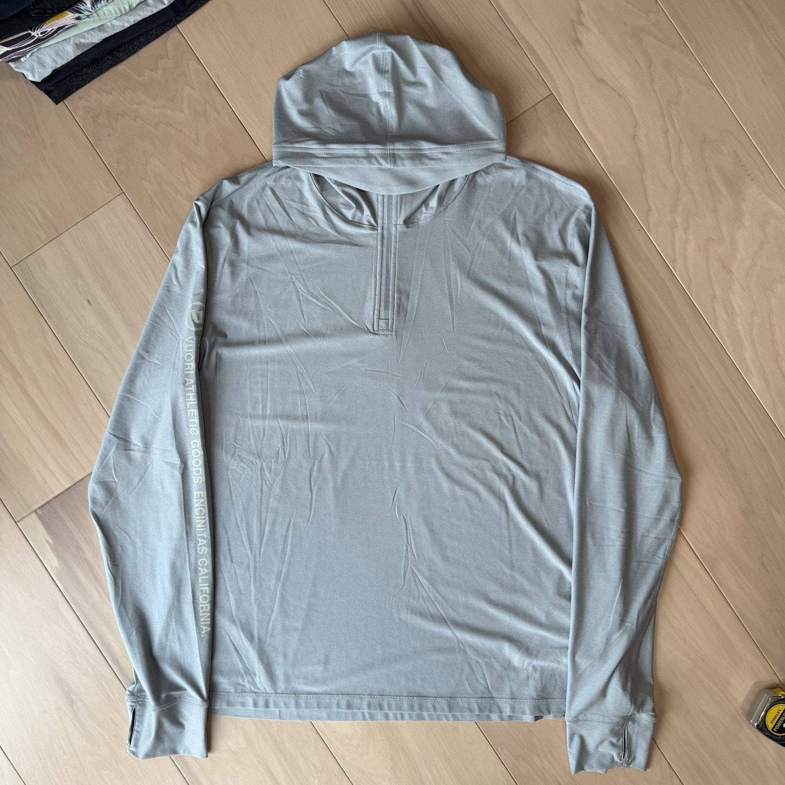 Vuori Vuori Ponto Performance Hoodie 2XL Gray Pullover Athleisure Size US XXL / EU 58 / 5 - 2 Thumbnail