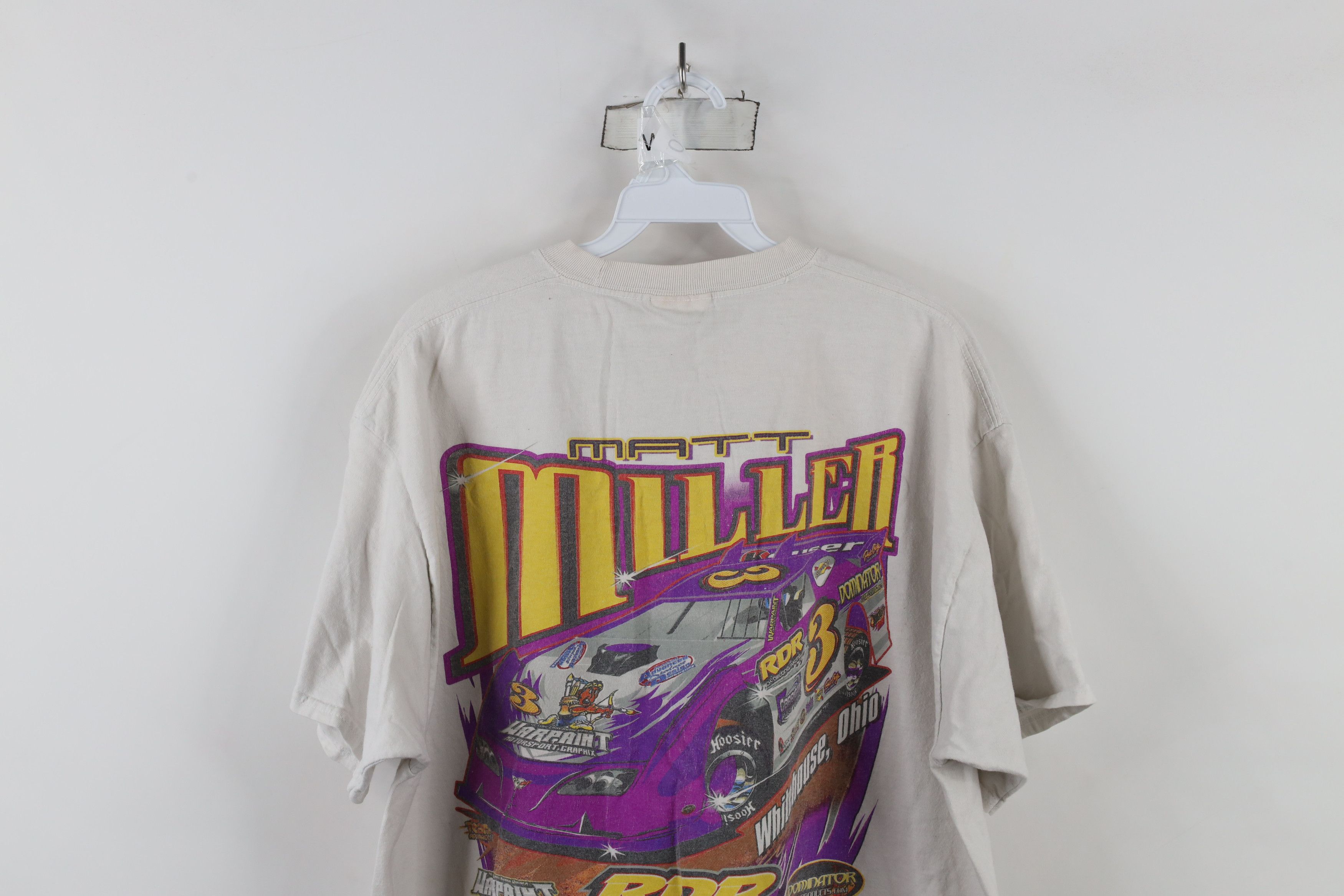 Vintage Vintage Y2K Streetwear Miller Racing Short Sleeve T-Shirt Size US XL / EU 56 / 4 - 11 Thumbnail