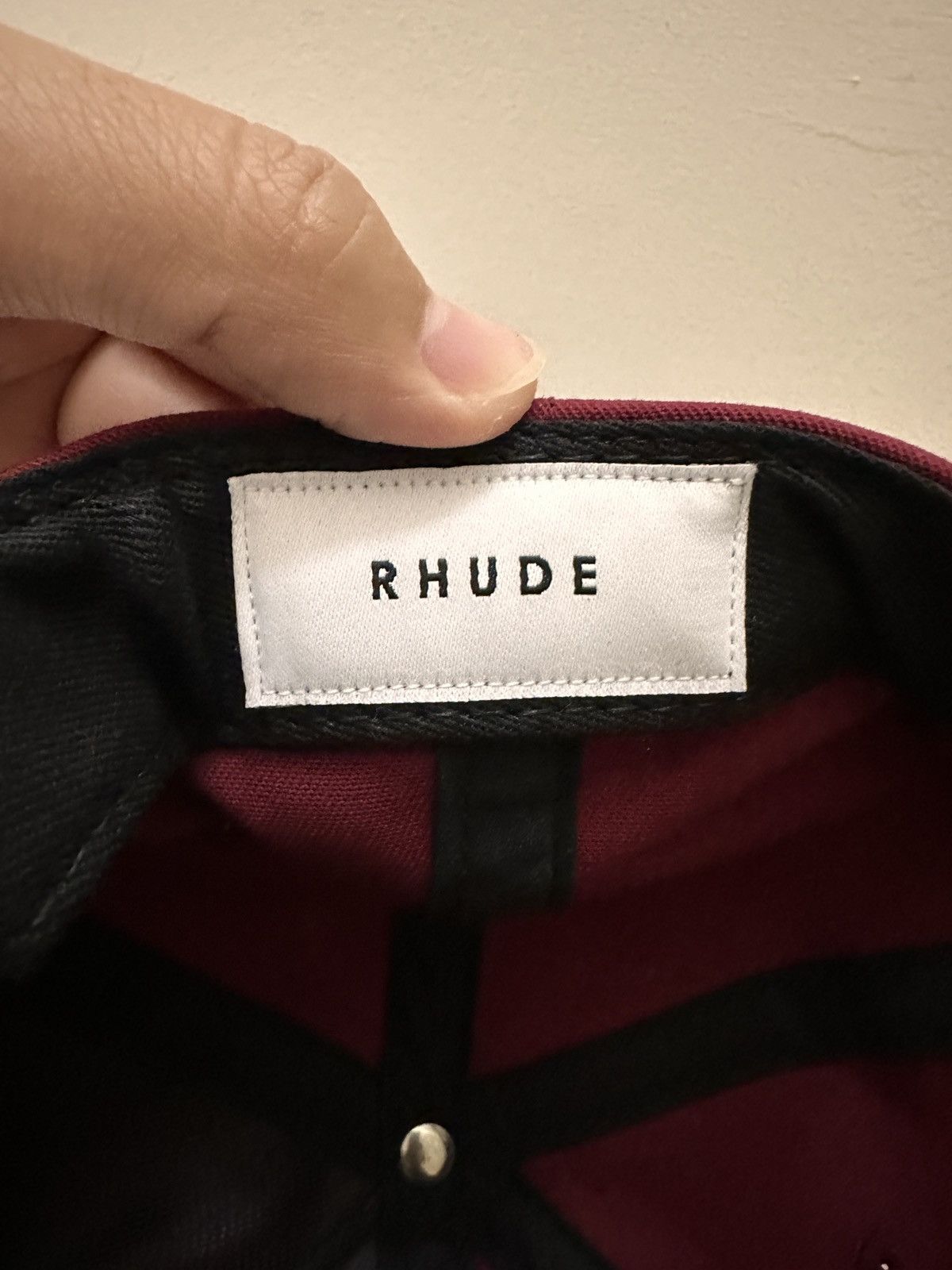 Rhude Rhude Trucker Hat Red Size ONE SIZE - 4 Thumbnail