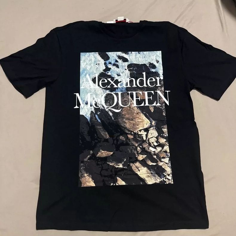 Alexander McQueen Alexander McQueen Graphic T-Shirt for Men and Women- DMC Size US XXS / EU 40 - 1 Thumbnail