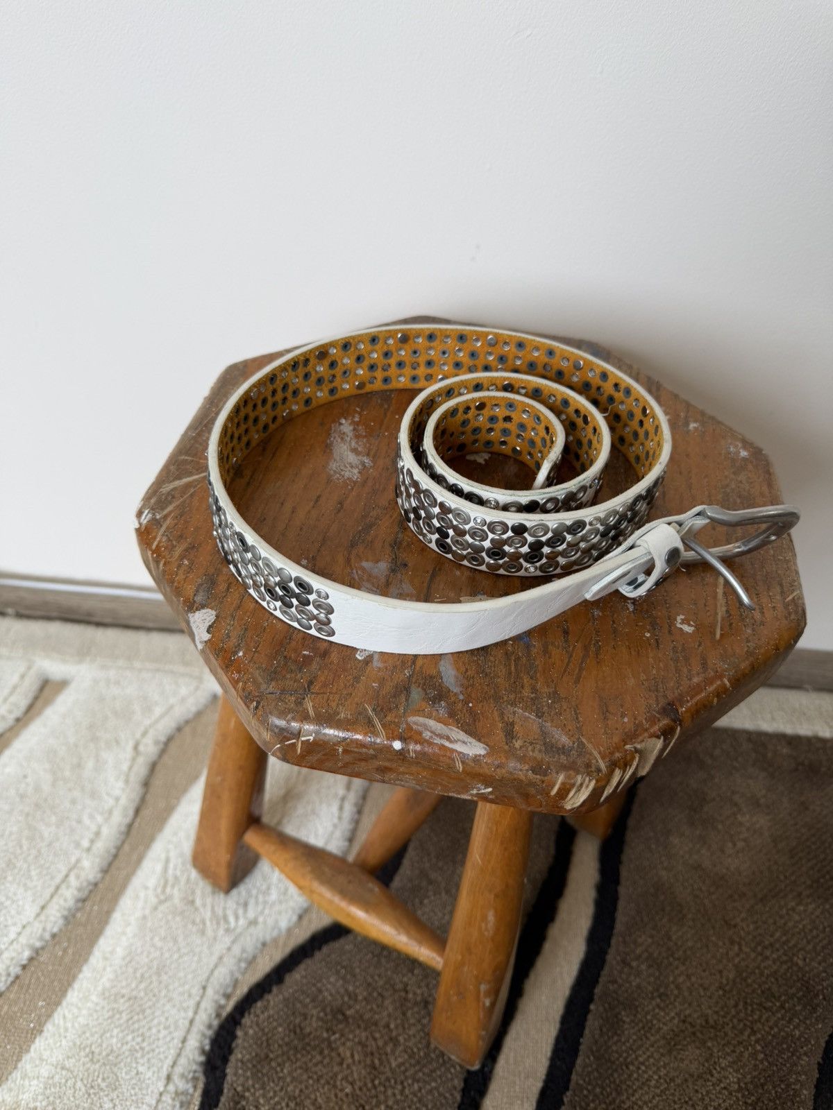 Japanese Brand Japanese Style Real Leather SNAKE Print Belt 90s Y2K Size ONE SIZE - 3 Thumbnail