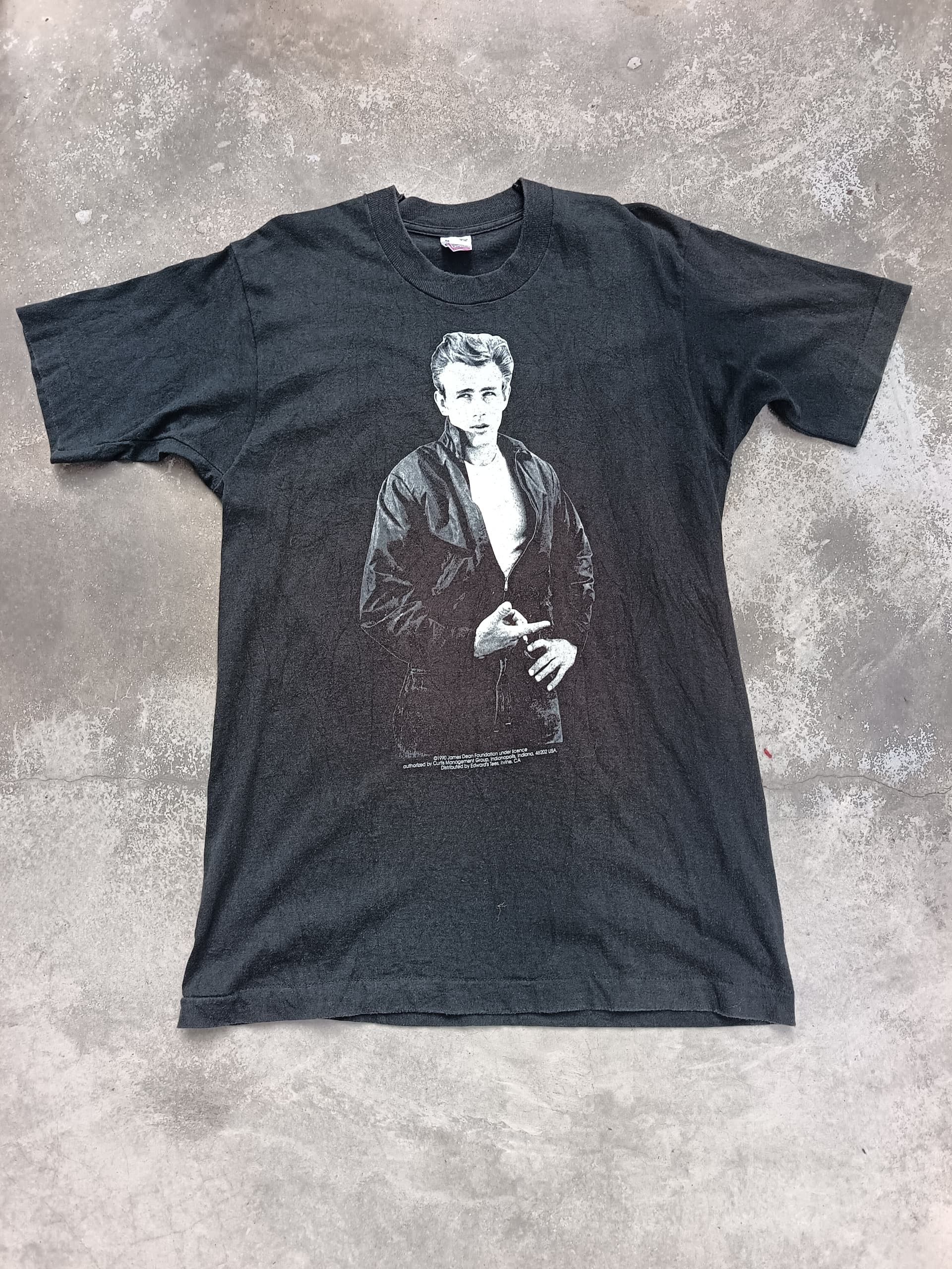 Band Tees × Vintage Vintage James Dean 1990 tshirt Size US S / EU 44-46 / 1 - 1 Thumbnail
