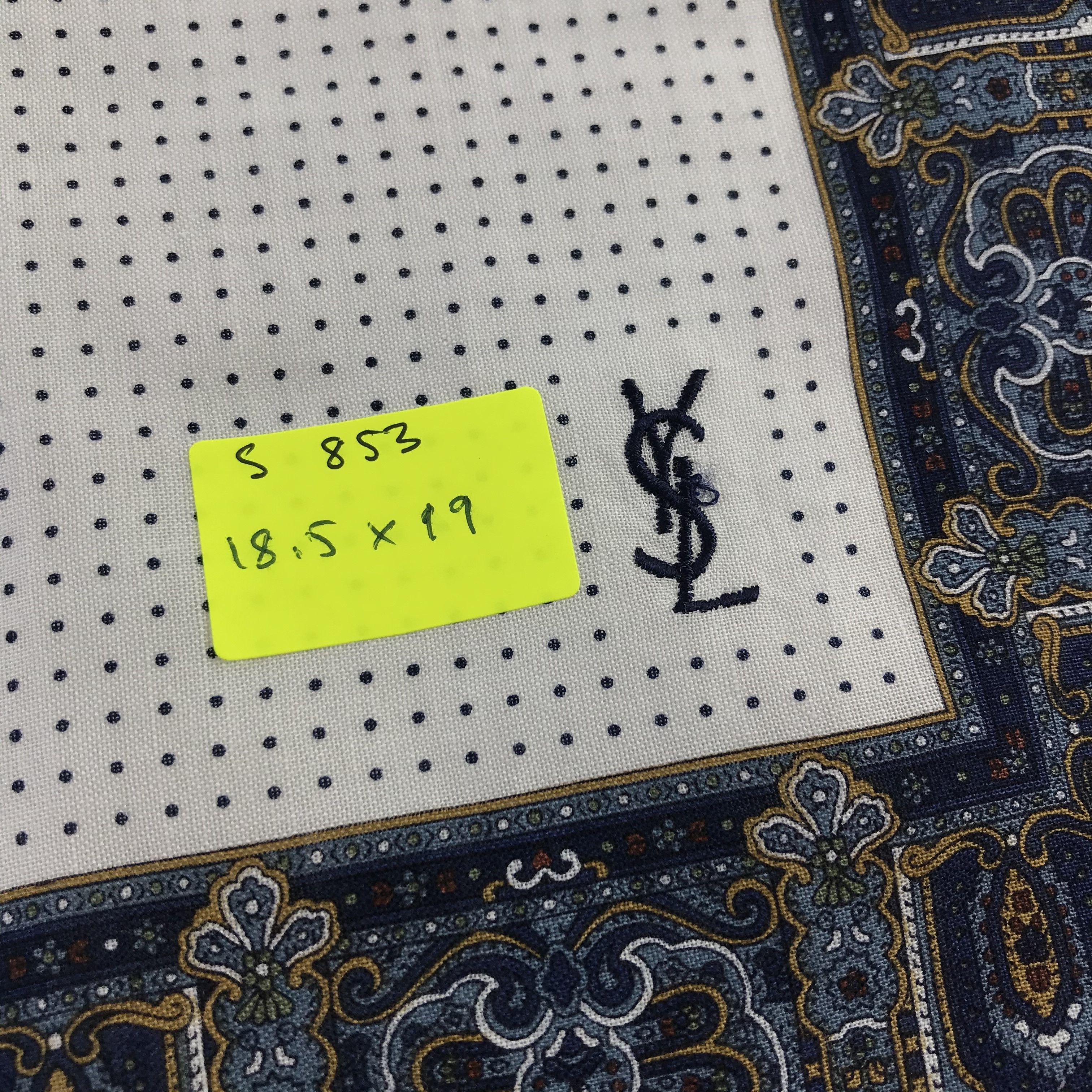 Vintage × Yves Saint Laurent Yves Saint Laurent Bandana / Handkerchief /Neckerchief -S853 Size ONE SIZE - 5 Thumbnail