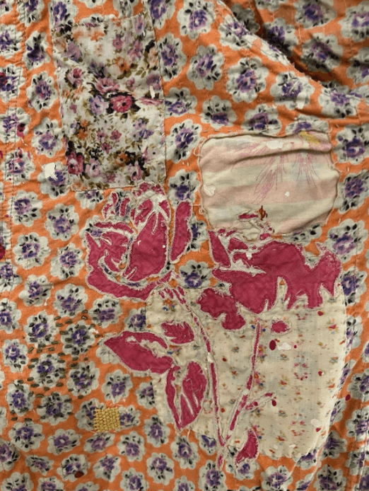 Magnolia Pearl Magnolia Pearl Cotton Appliqué Love Overalls OS Size 34" / US 12 / IT 48 - 3 Thumbnail