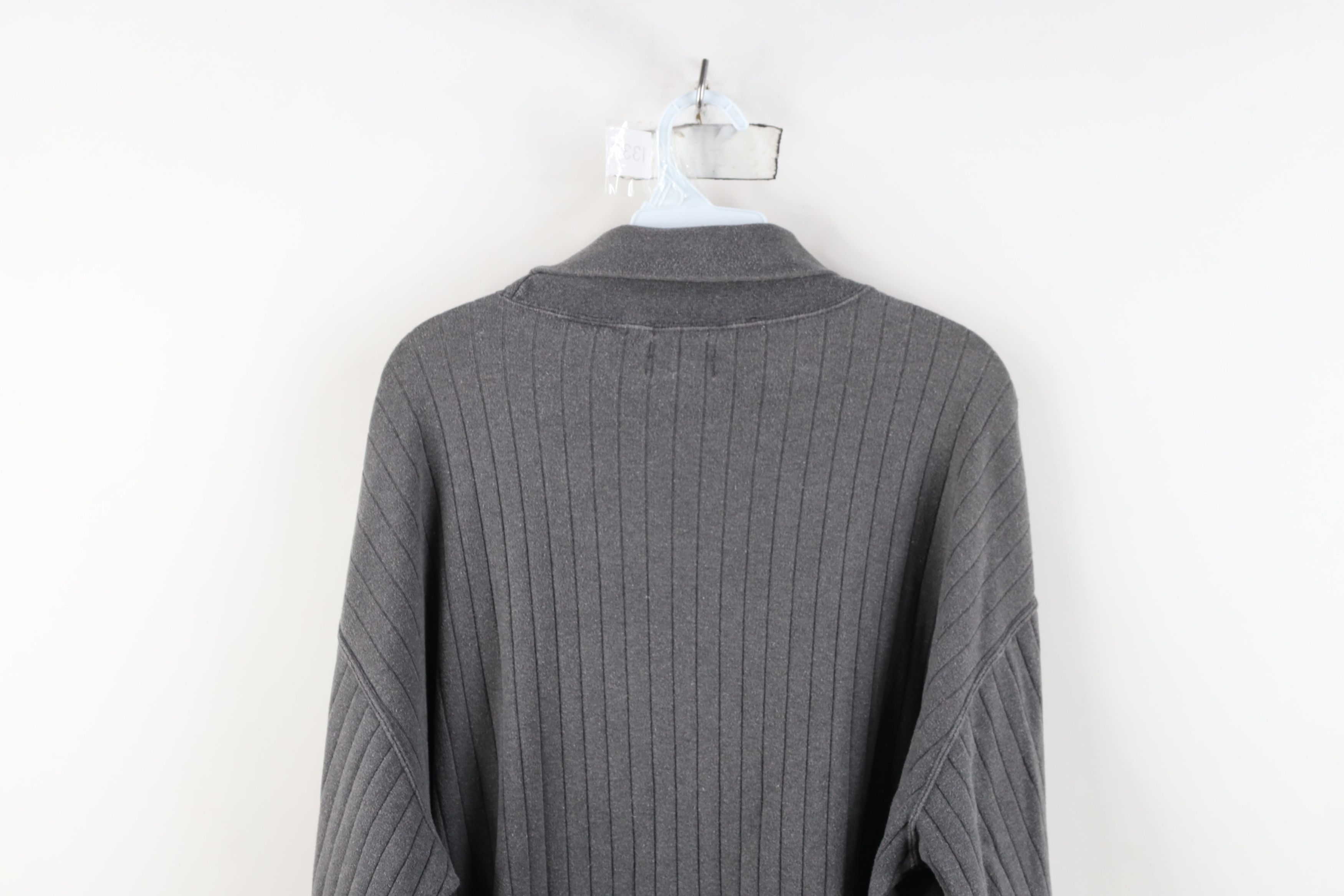 Vintage Vintage 90s Streetwear Heavyweight Ribbed Turtleneck Sweater Size US L / EU 52-54 / 3 - 11 Thumbnail