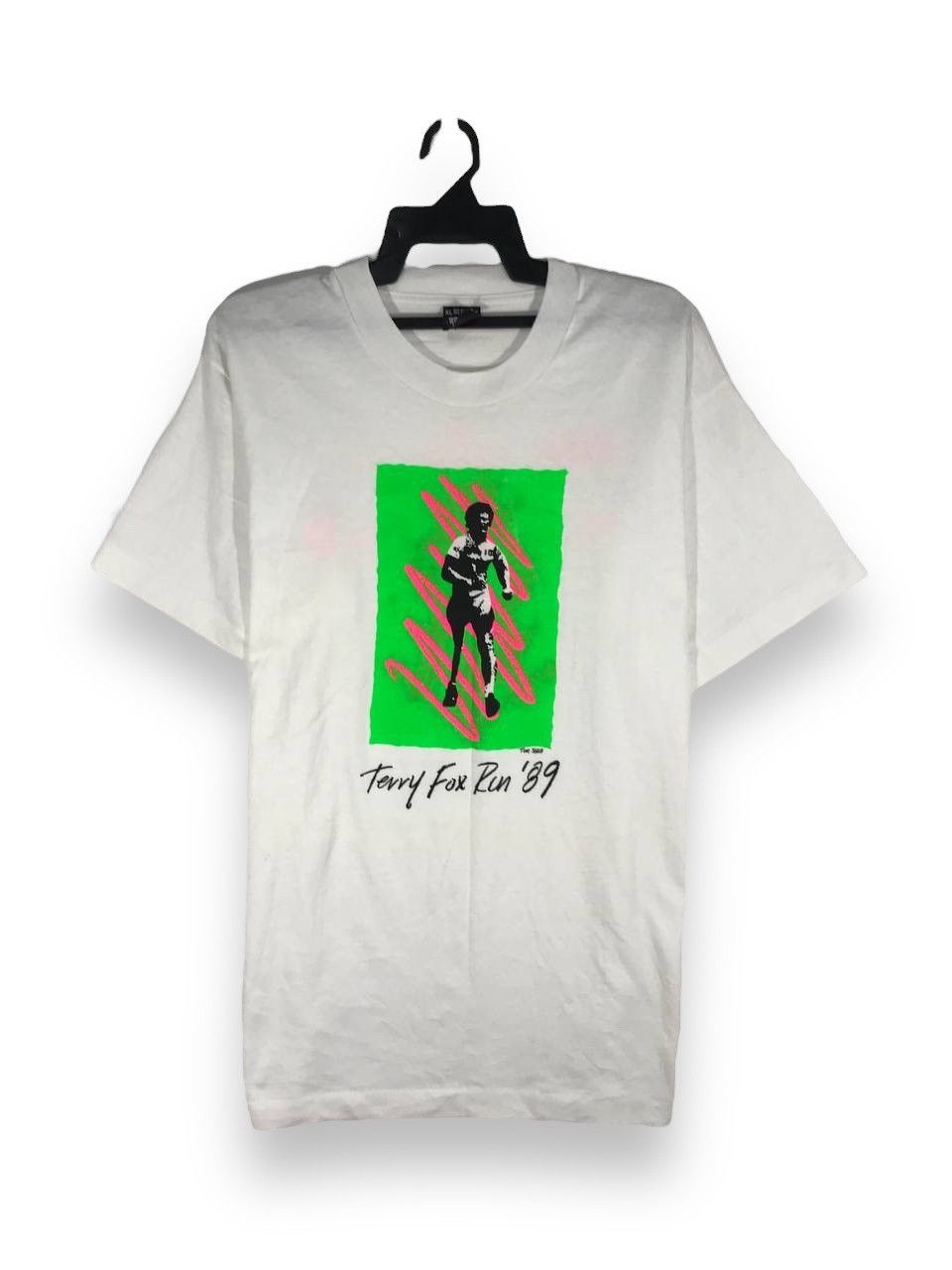 Vintage Vintage terry fox runner marathon cancer activist Size US XL / EU 56 / 4 - 1 Thumbnail
