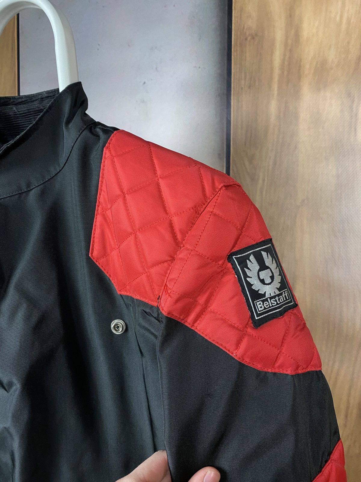 Belstaff 🏁Vintage 90s Racing Jacket Bomber Belstaff Nylon VTG🏁 Size XS / US 0-2 / IT 36-38 - 8 Thumbnail