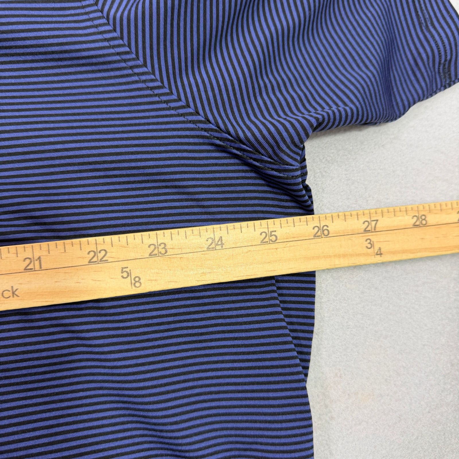 Other Greyson Polo Shirt Men's 2XL Blue Black Striped Collared Size US XXL / EU 58 / 5 - 8 Thumbnail